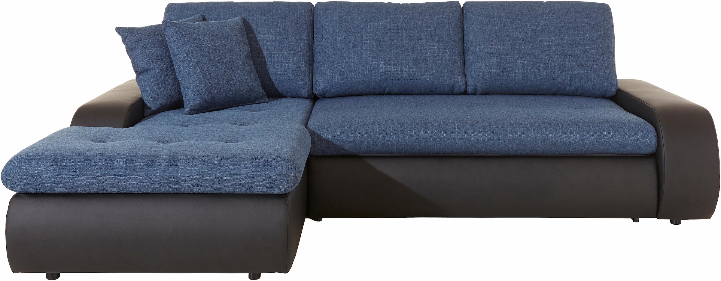 TRENDMANUFAKTUR Ecksofa »Indie, modern und bequem, Materialmix, L-Form«, wa günstig online kaufen
