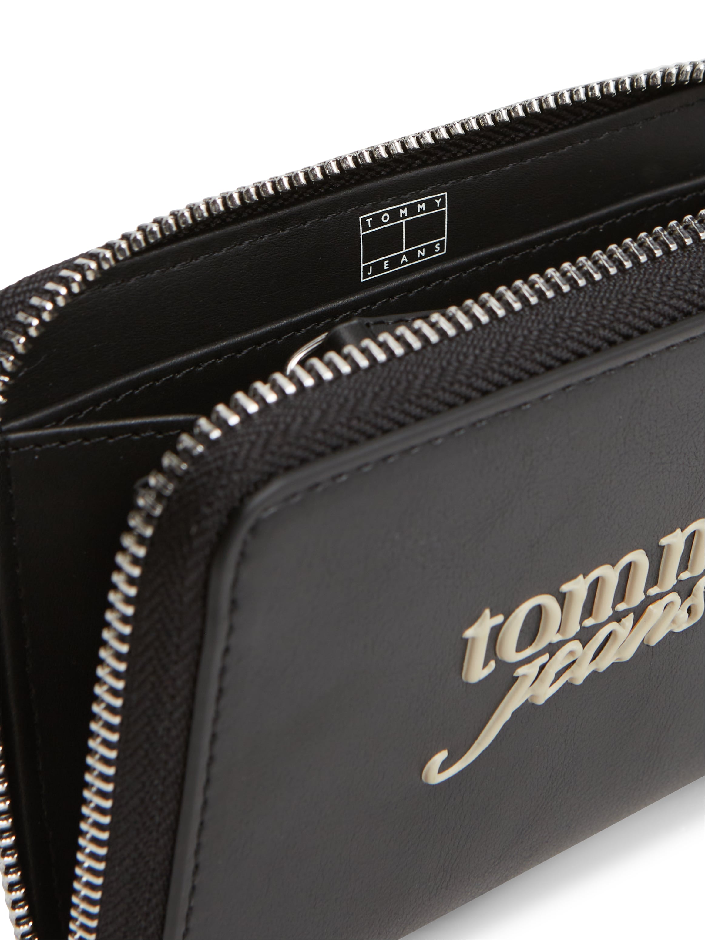 Tommy Jeans Geldbörse »TJW MUST MED ZA« Damen Geldbeutel, Portemonnaie mit umlaufendem Reißverschluss