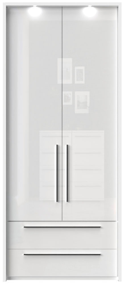 OTTO home Drehtürenschrank "Piano, inklusive Rahmen und Beleuchtung, soft-c günstig online kaufen