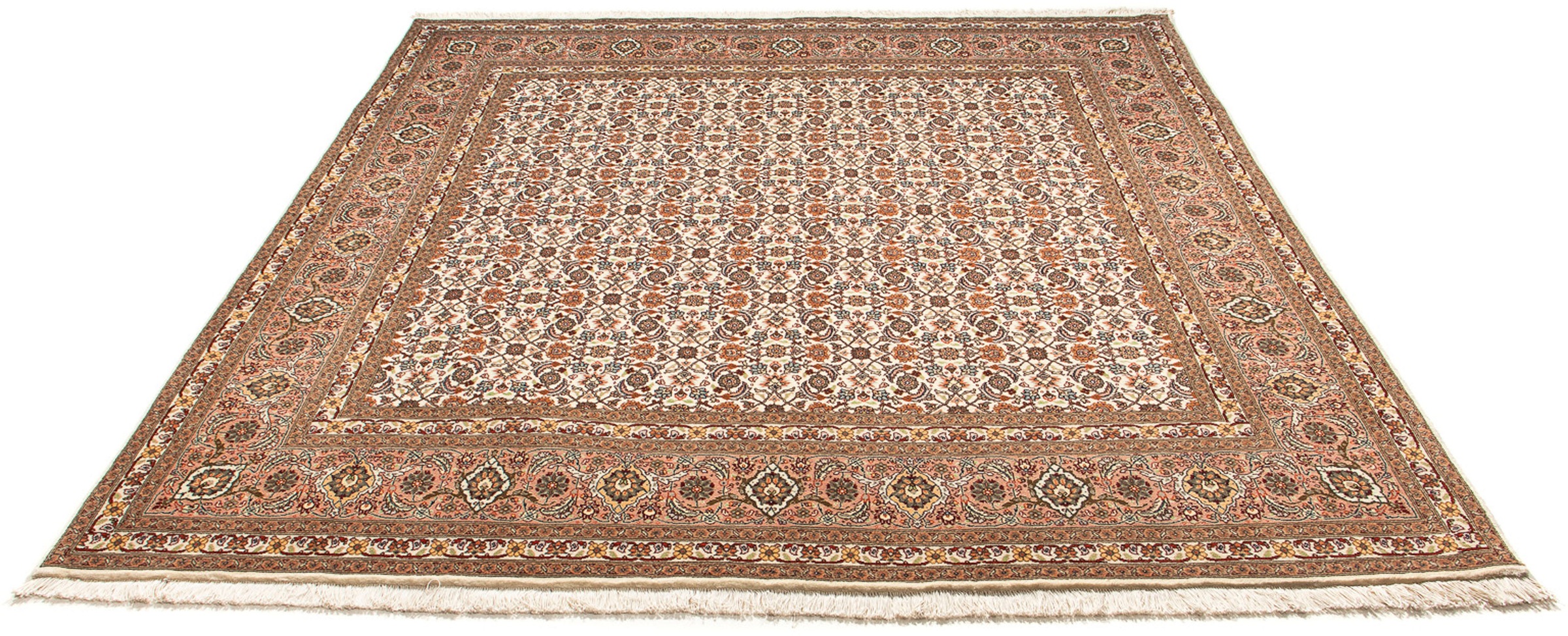 morgenland Orientteppich »Perser - Täbriz quadratisch - 215 x 202 cm - hell günstig online kaufen