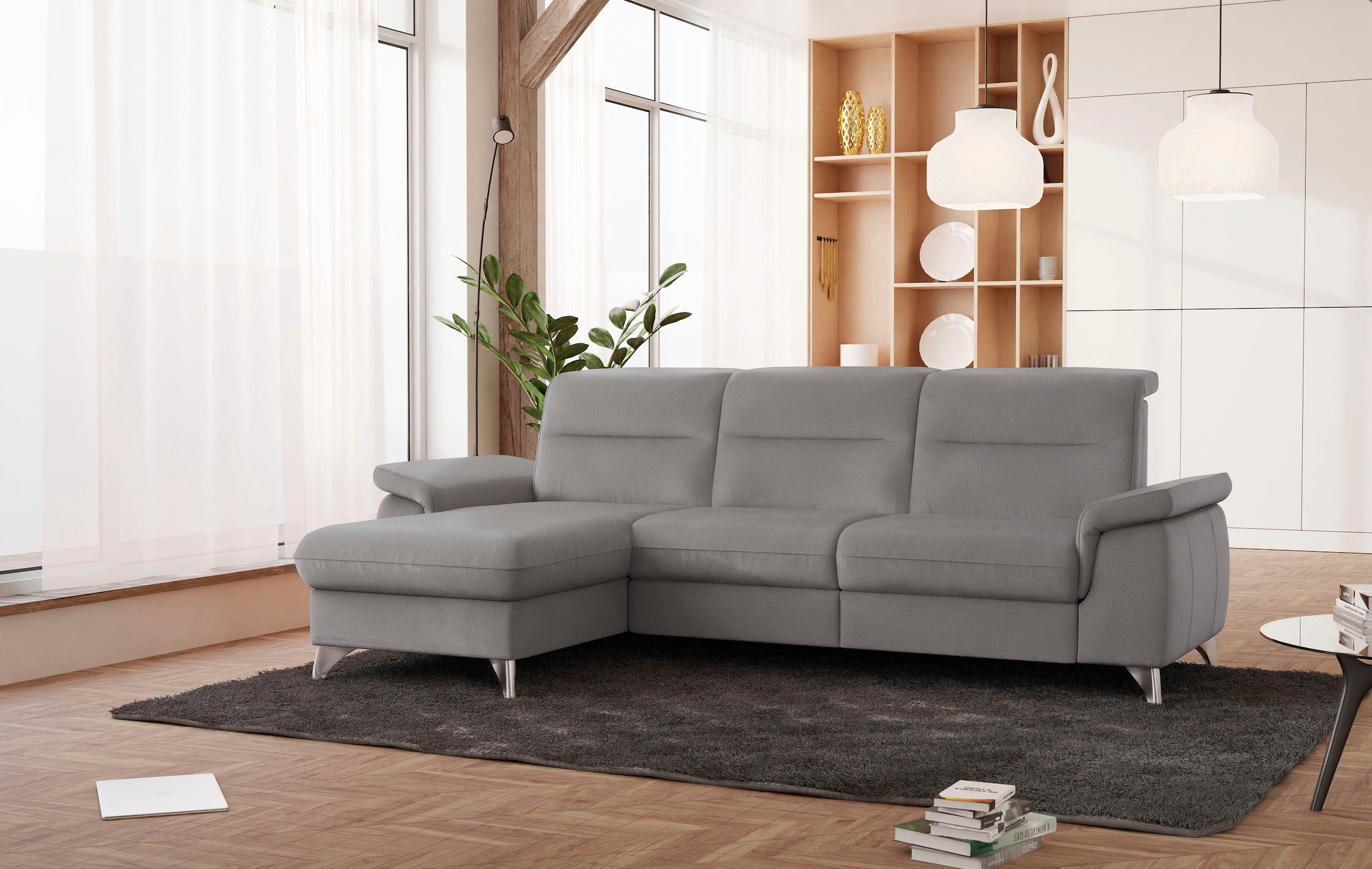 sit&more Ecksofa »Astoria L-Form«, wahlweise mit motorischer Relaxfunktion günstig online kaufen