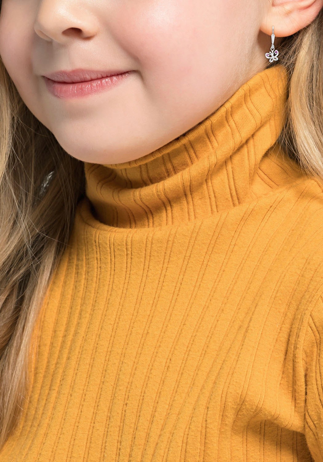 Amor Paar Ohrhänger »Little Butterfly« mit Zirkonia (synth.)