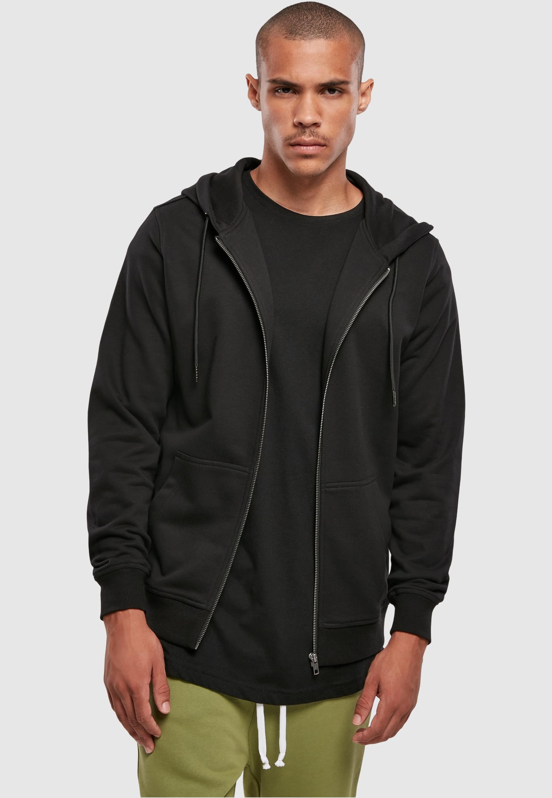 URBAN CLASSICS Sweatjacke »Urban Classics Herren Basic Terry Zip Hoody«, 1 Stk.
