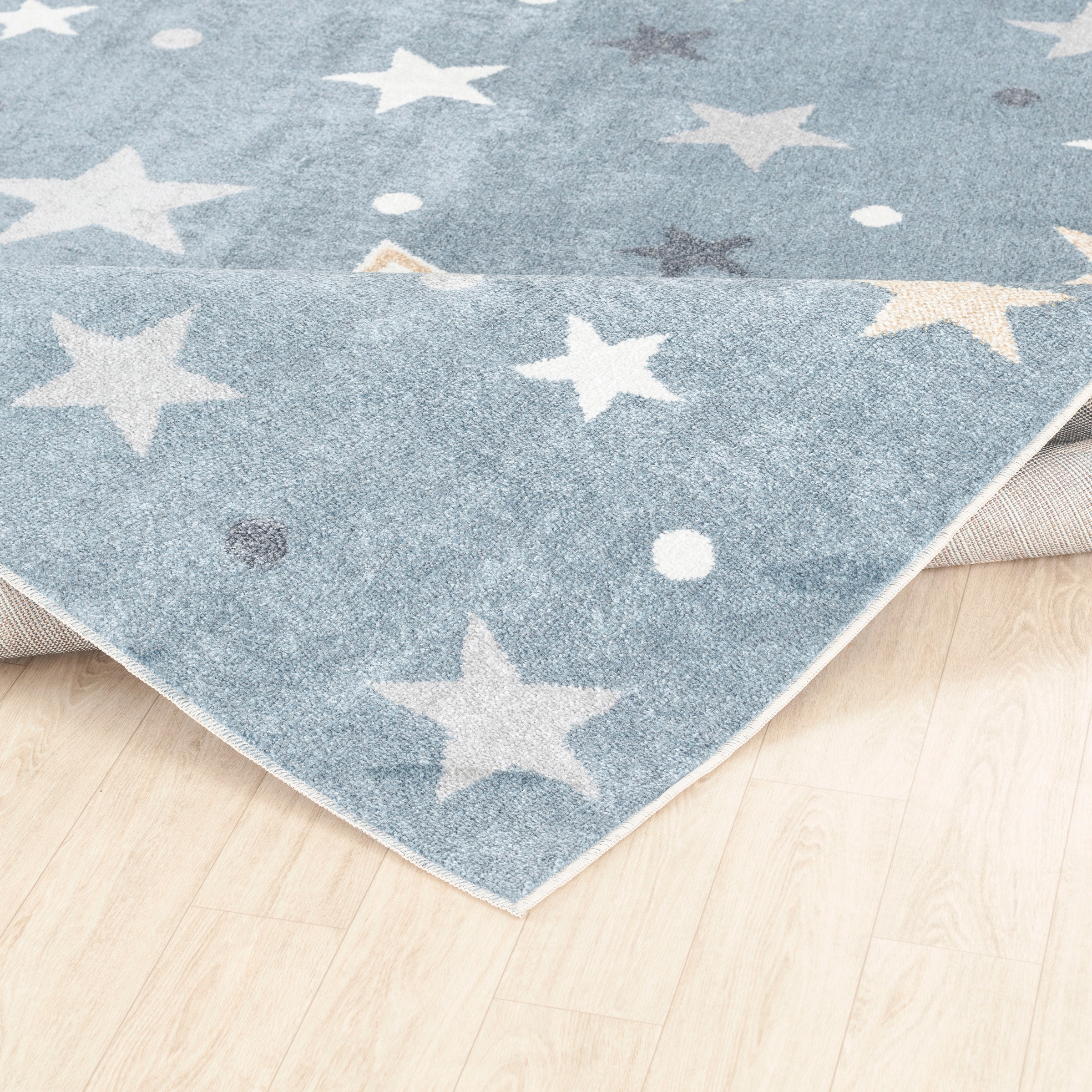 Livabliss Kinderteppich »BEED«, rechteckig, 6 mm Höhe, Kids, Sterne