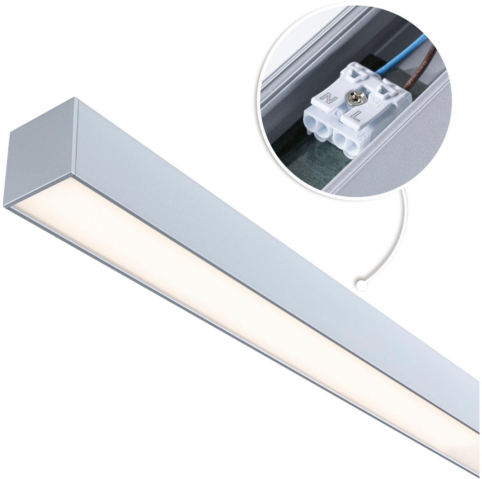 Paulmann Schienensystem-Leuchten »Linion Einspeisung Power Channel 1m«