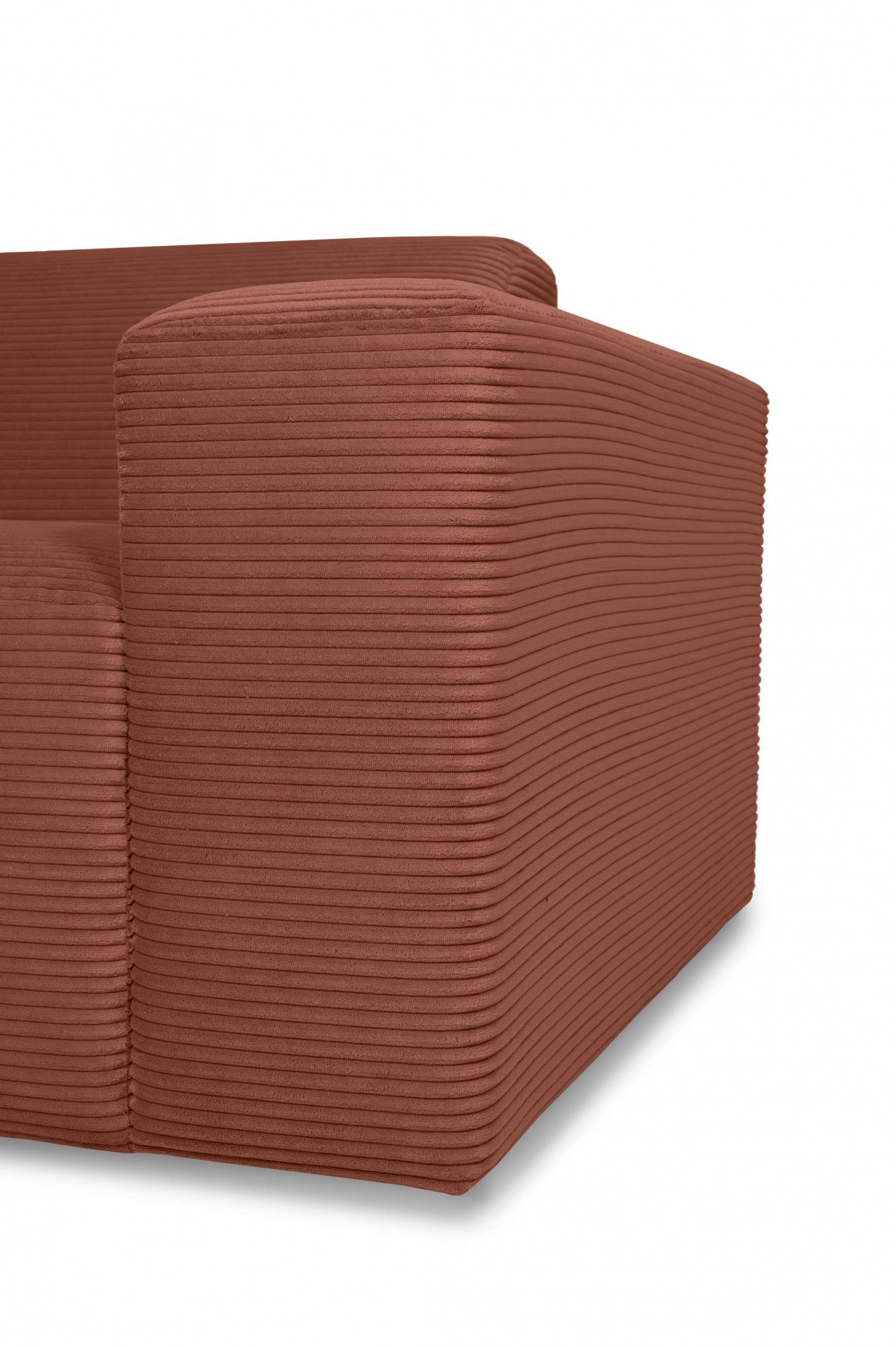 INOSIGN Ecksofa »Koa,228cm, L-Form, Modulsofa, Webstoff, Cord«, Designsofa, weicher Lounge-Sitzkomfort, Welleunterfederung, bodentief