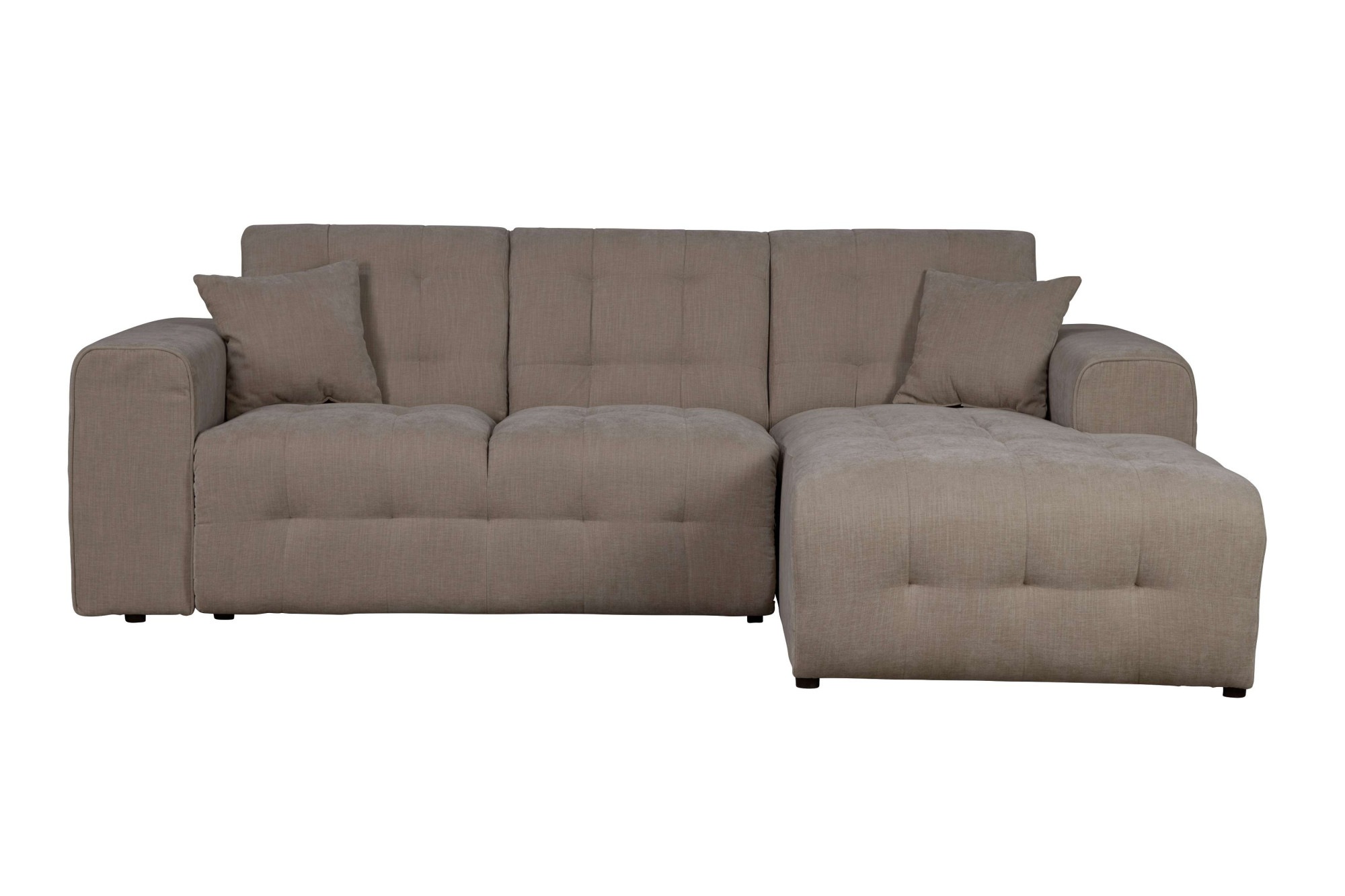 Home affaire Ecksofa »Nosia L-Form«, incl. 2 Zierkissen, mit feiner Steppung