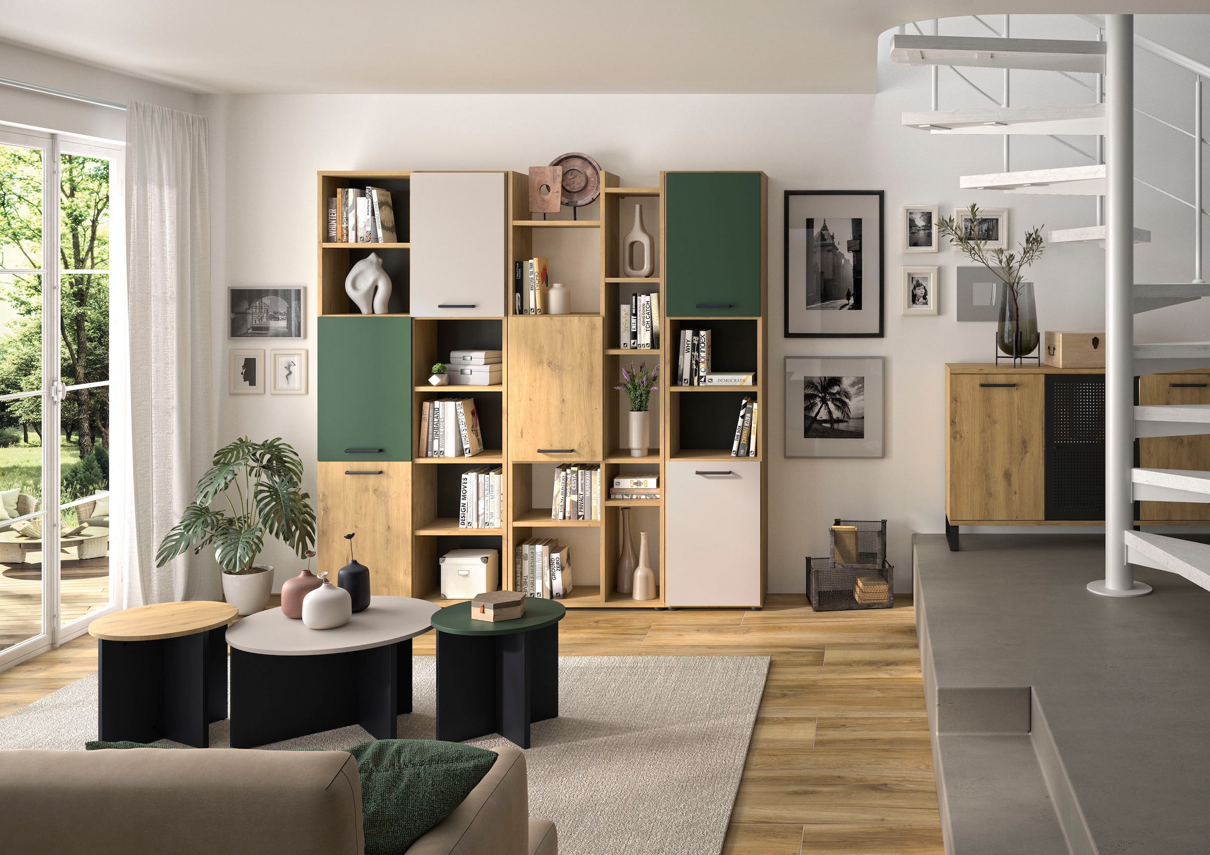 Gami Couchtisch »CRAFT«, Set aus 3 Couchtischen