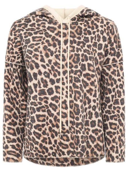 Zwillingsherz Hoodie »"Leo"«, mit Kapuze und Leoprint