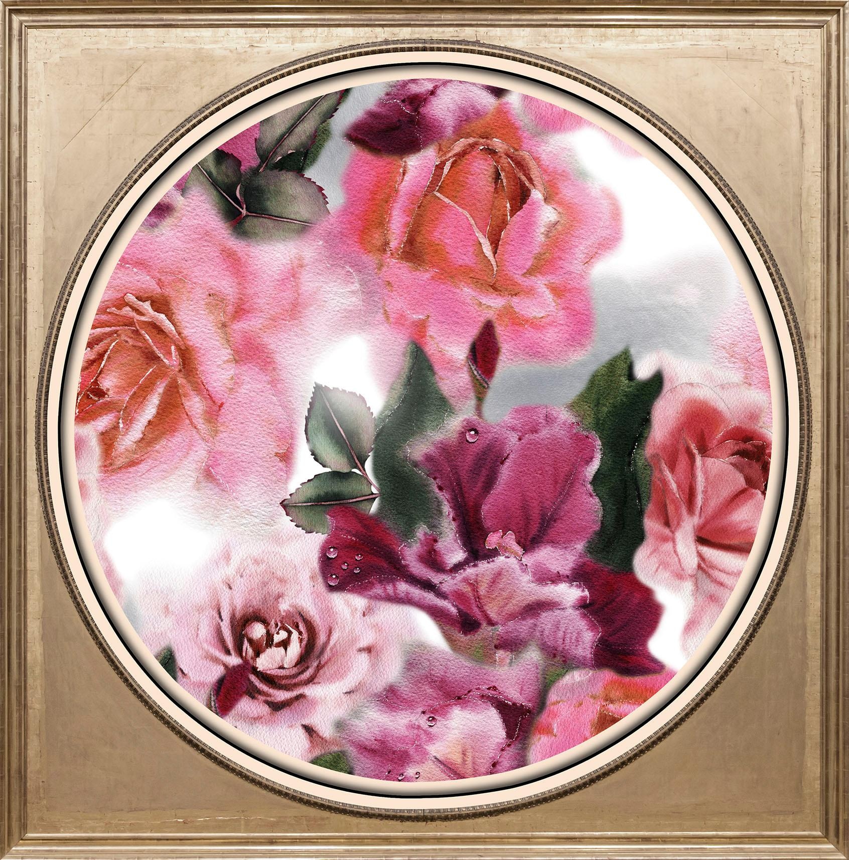 queence Acrylglasbild »Rosen«, Blumen-Blumenbilder-Kunst-Pflanzen-Pflanzenb günstig online kaufen