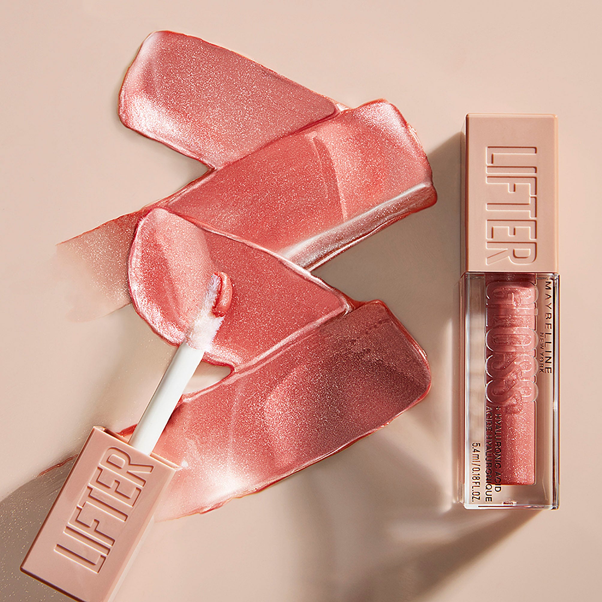 MAYBELLINE NEW YORK Lipgloss »Lifter Gloss«, mit natürlichen Inhaltstoffen