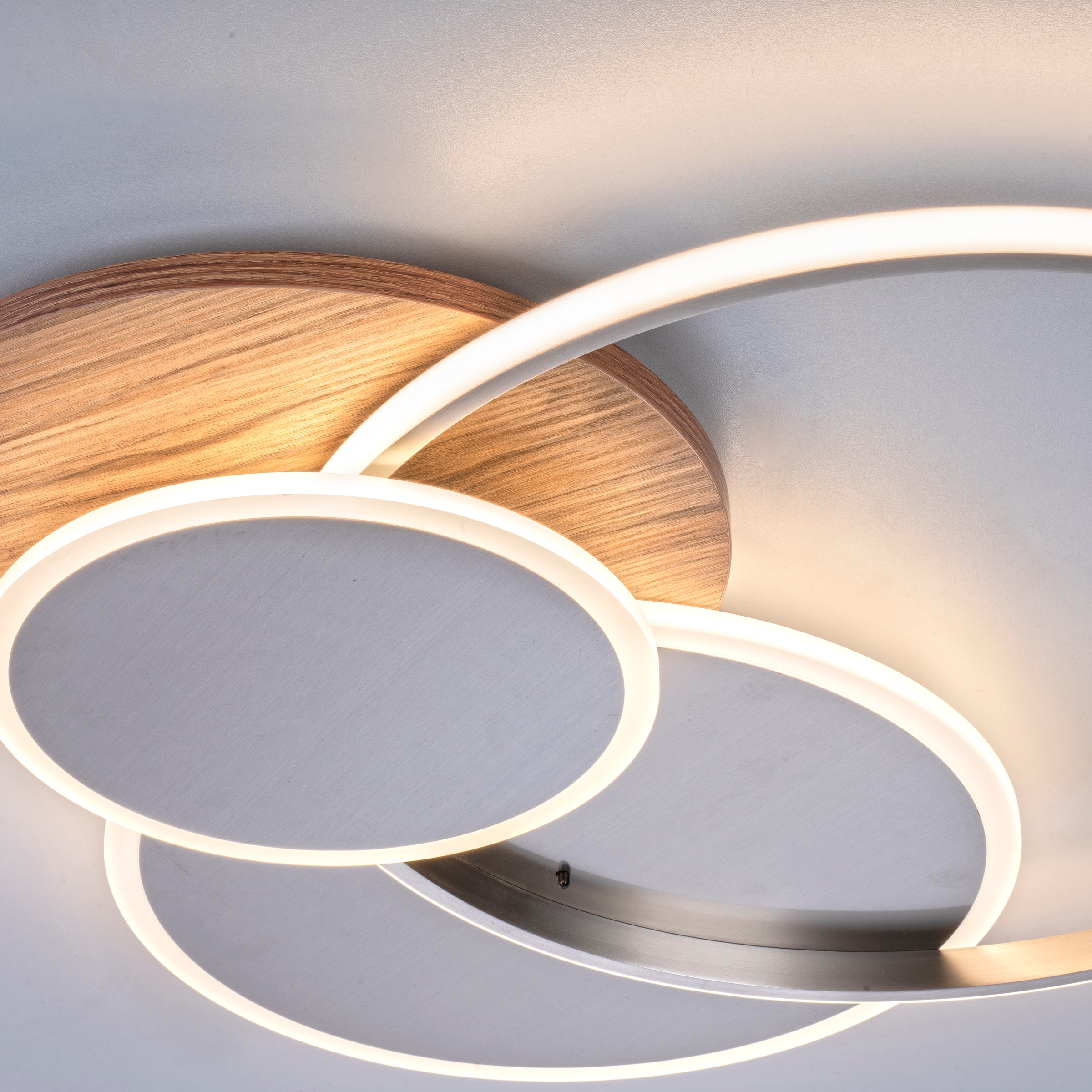 Paul Neuhaus Deckenleuchte »PALMA«, 1 flammig, Leuchtmittel LED-Board | LED fest integriert, CCT - über Fernbedienung, dimmbar über Fernbedienung, Infrarot inkl.