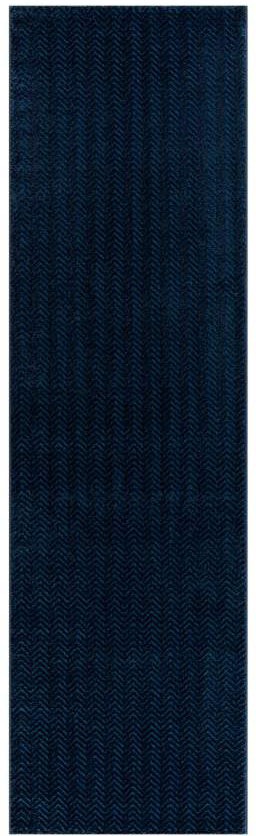 Carpet City Teppich »Friseé-Teppich  FANCY805« rechteckig 12 mm Höhe Läufer, Kurzflor, Einfarbig, 3D-Optik, Zickzack Look, Wohnzimmer