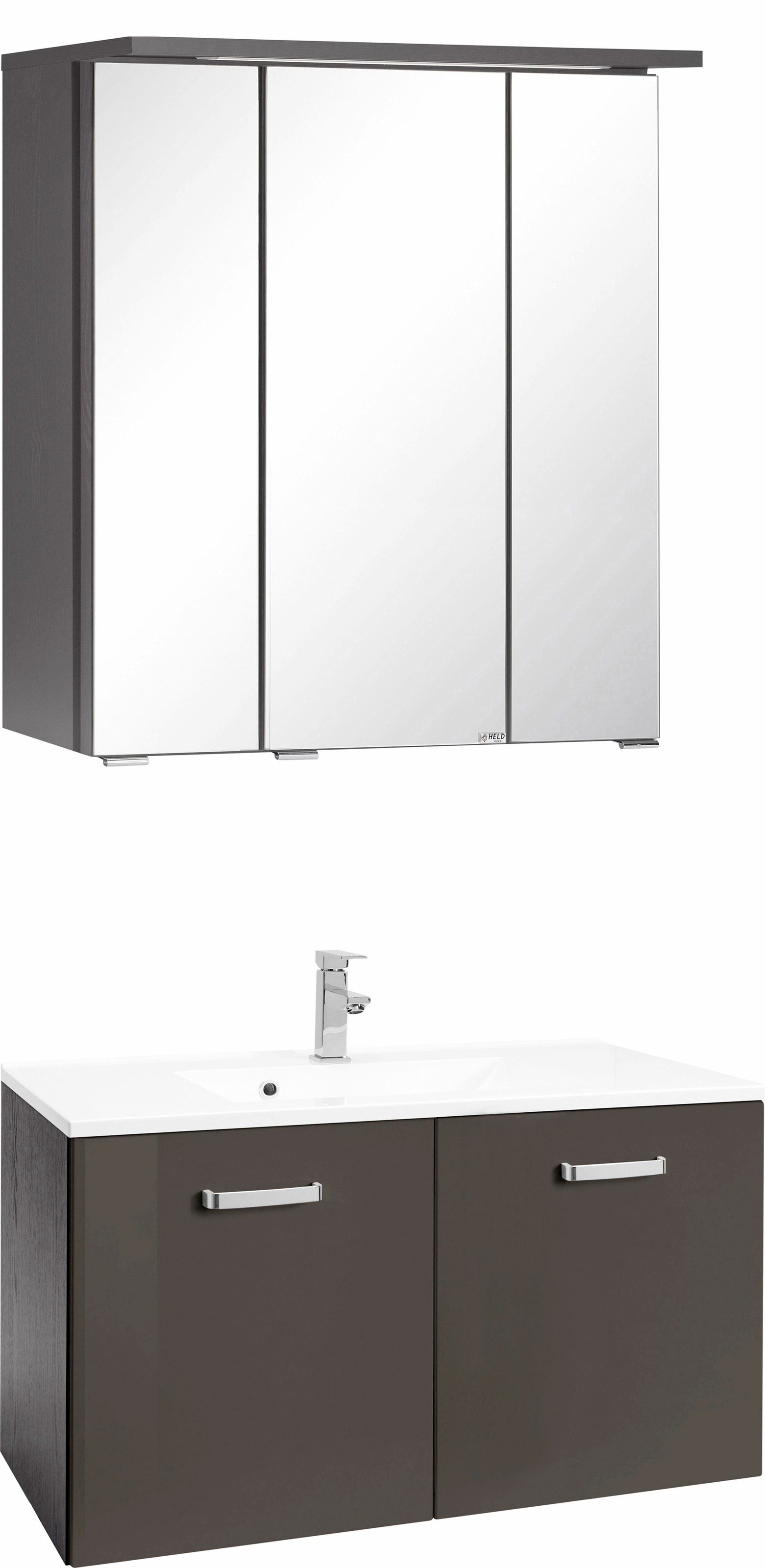 HELD MÖBEL Badmöbel-Set »Ravenna«, (2 St.), Breite 70 cm, inklusive Bad-Spiegel kaufen