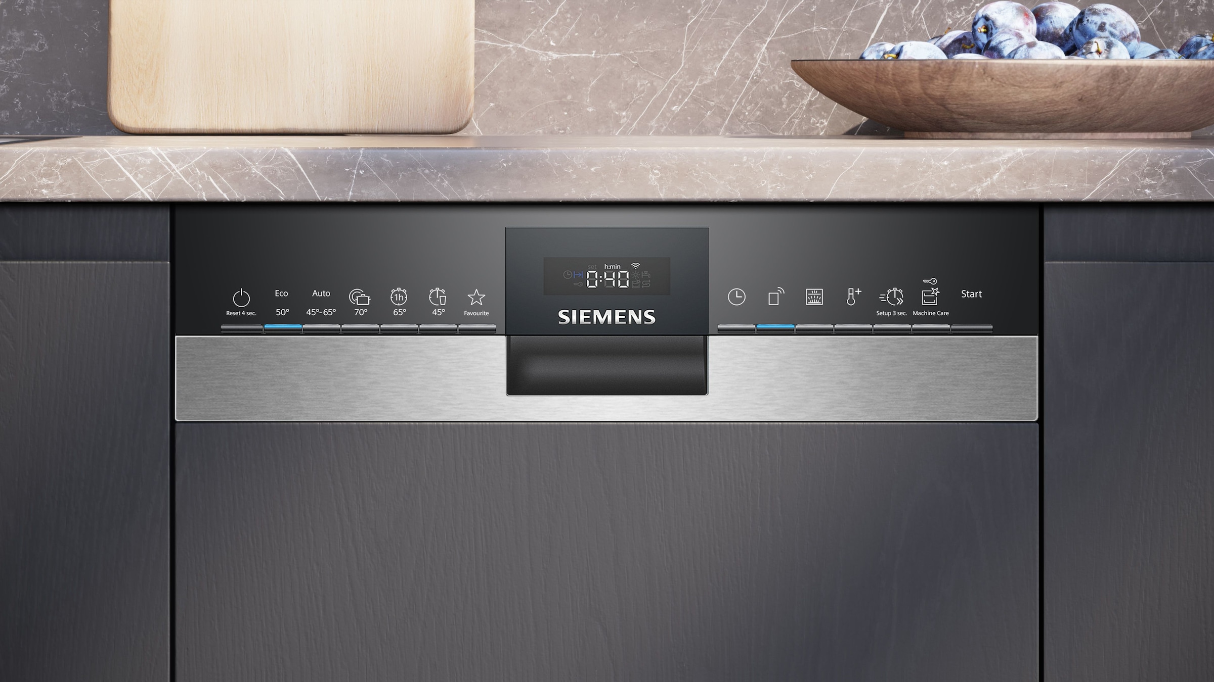 SIEMENS teilintegrierbarer Geschirrspüler iQ300 »SR53ES24KE«, 10 Maßgedecke