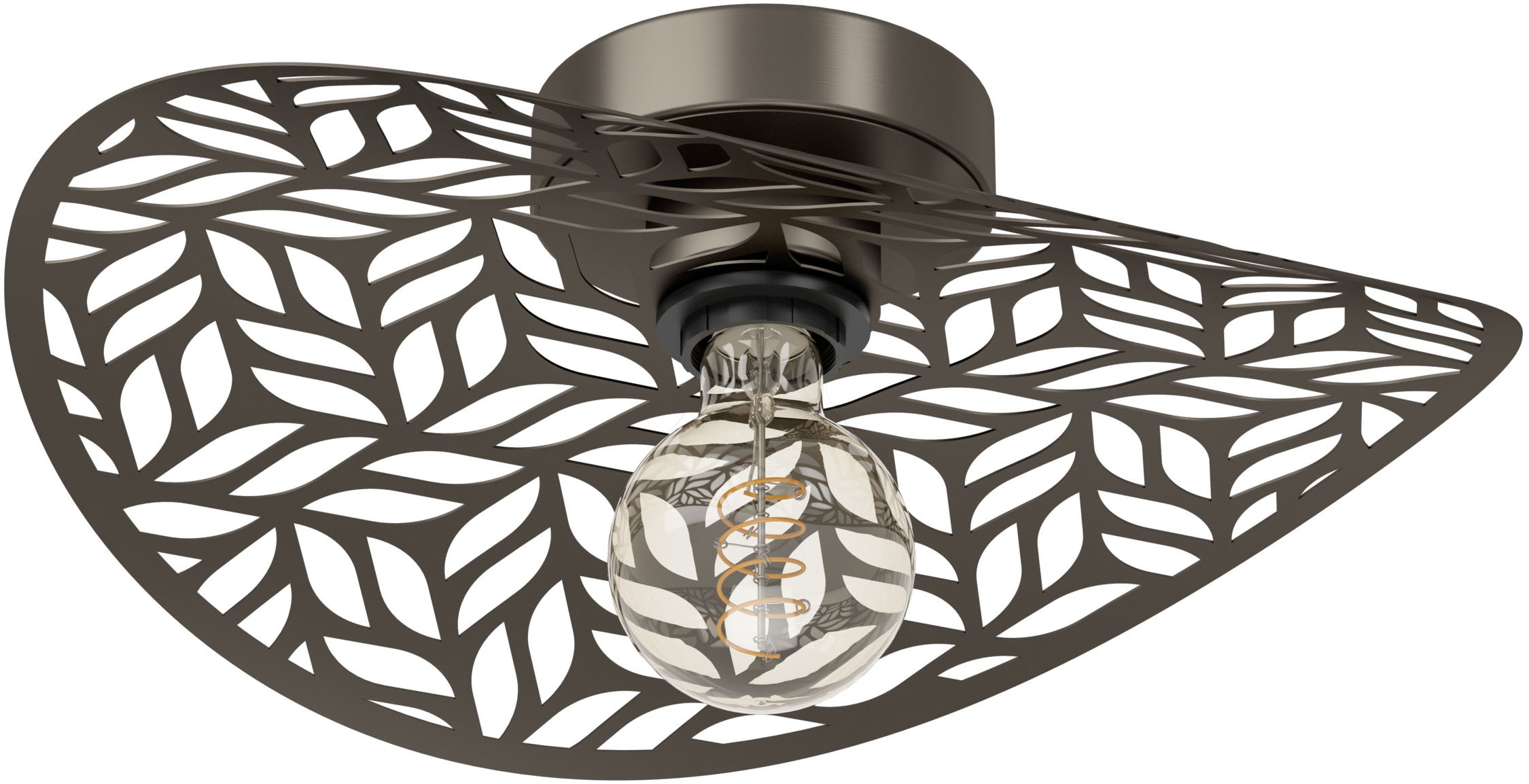 EGLO LED Deckenleuchte »SWABY Deckenlampe - Stahl - E27 - 1X60W - IP20« E27 günstig online kaufen