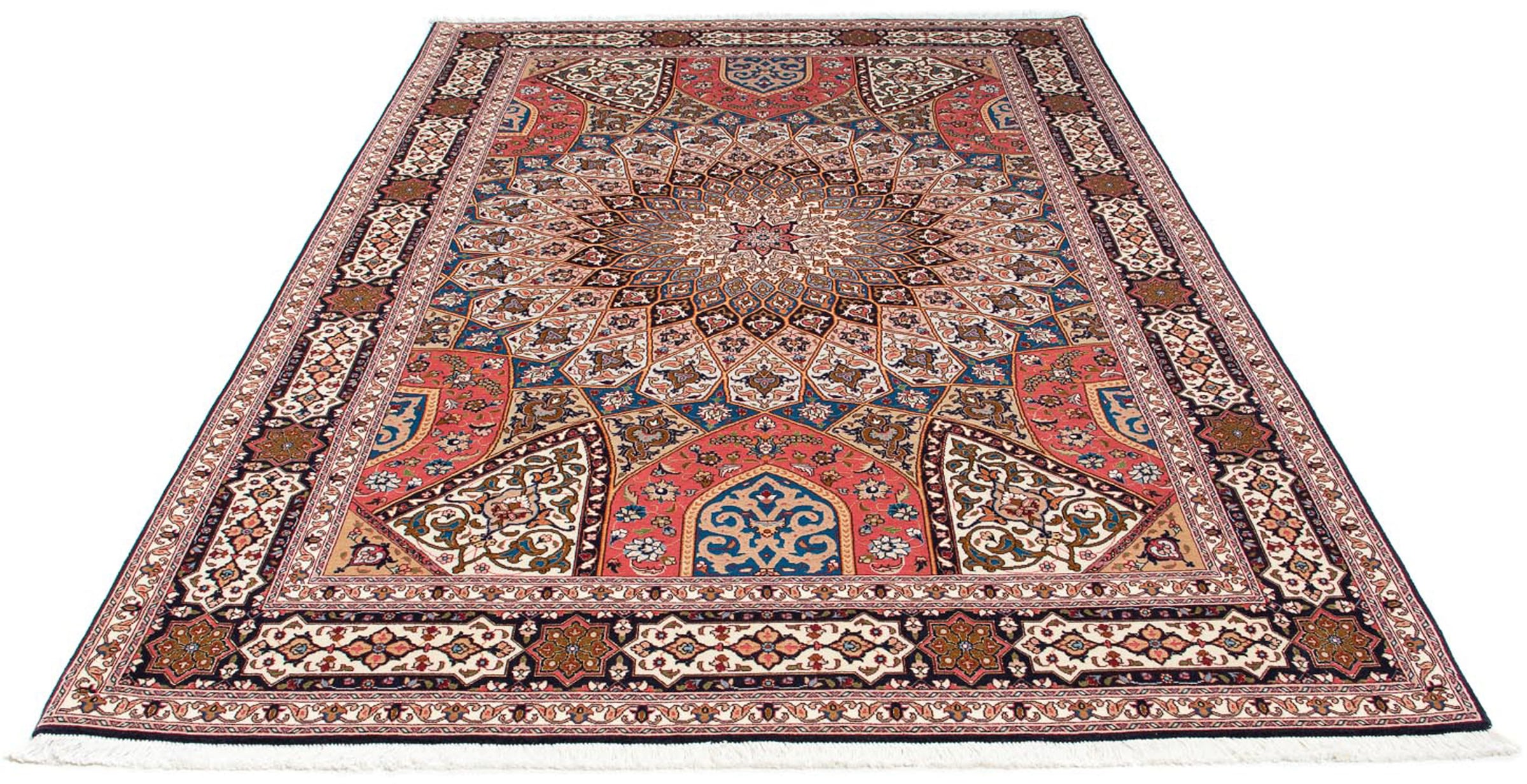 morgenland Orientteppich »Perser - Täbriz - Royal - 252 x 167 cm - hellbrau günstig online kaufen