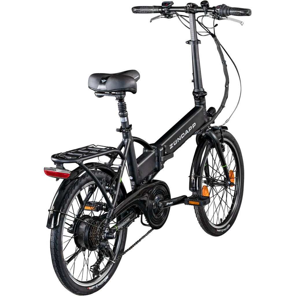 Zündapp E-Bike »Z101«, 6 Gang, Shimano, Tourney RD-TY300, Heckmotor 250 W