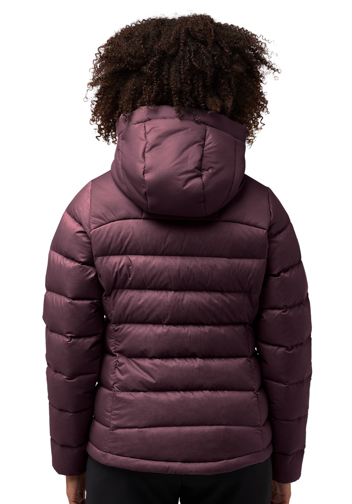 Jack Wolfskin Daunenjacke »NEBELHORN DOWN HOODY W RDS«, mit Kapuze