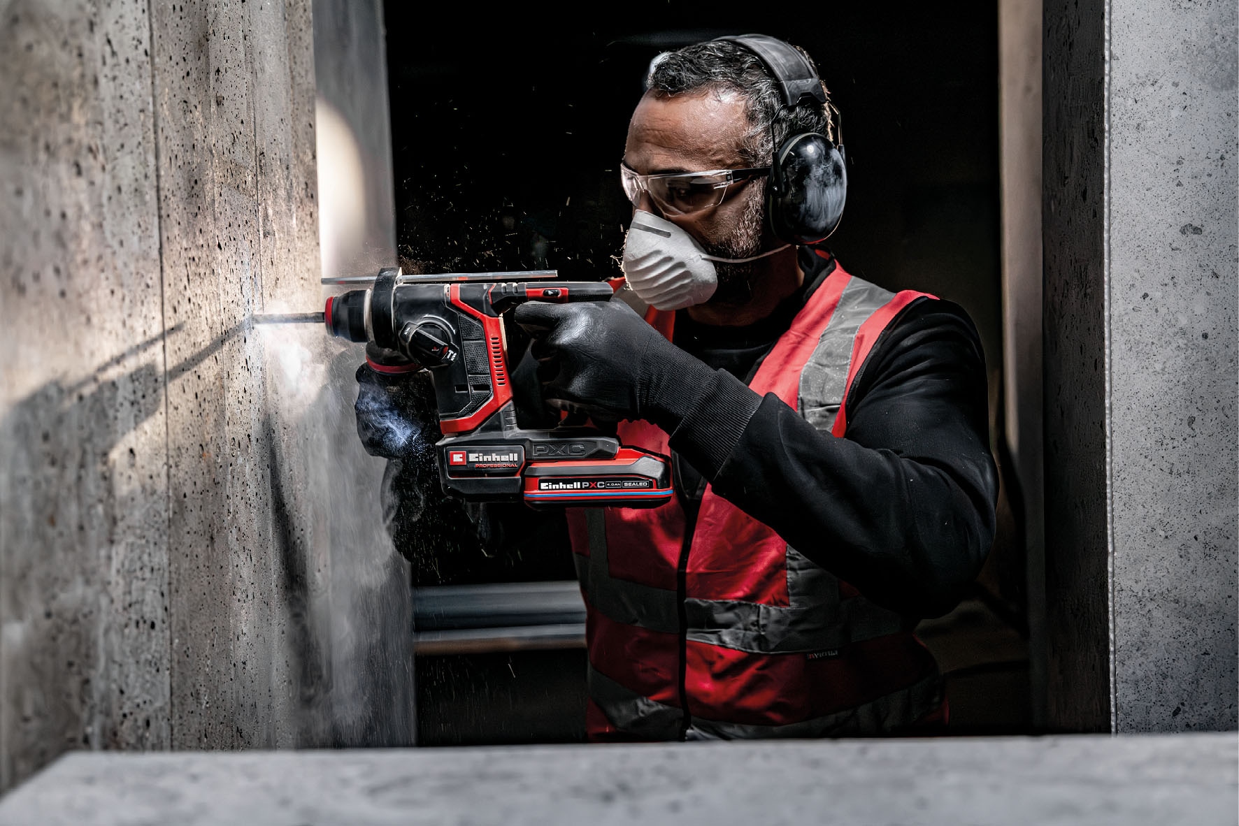 Einhell Akku-Bohrhammer »TP-HD 18/17-C Li BL - Solo« PXC, 18 V, 1,7 J, Brushless, SDS-Plus, 17 mm Beton, ohne Akku