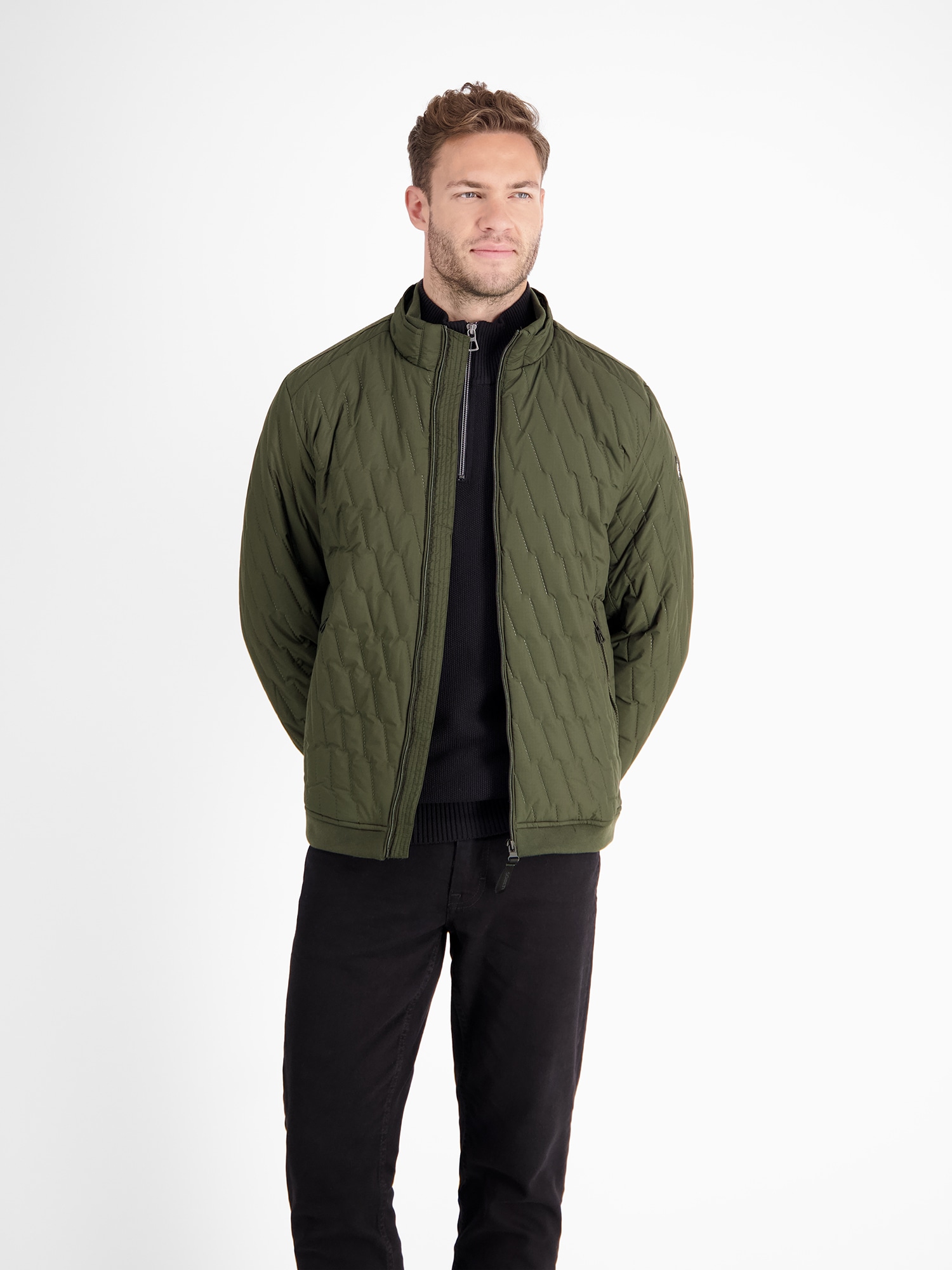 LERROS Steppjacke »LERROS Superleichte Herren Steppjacke«, ohne Kapuze, Wasser_Wind