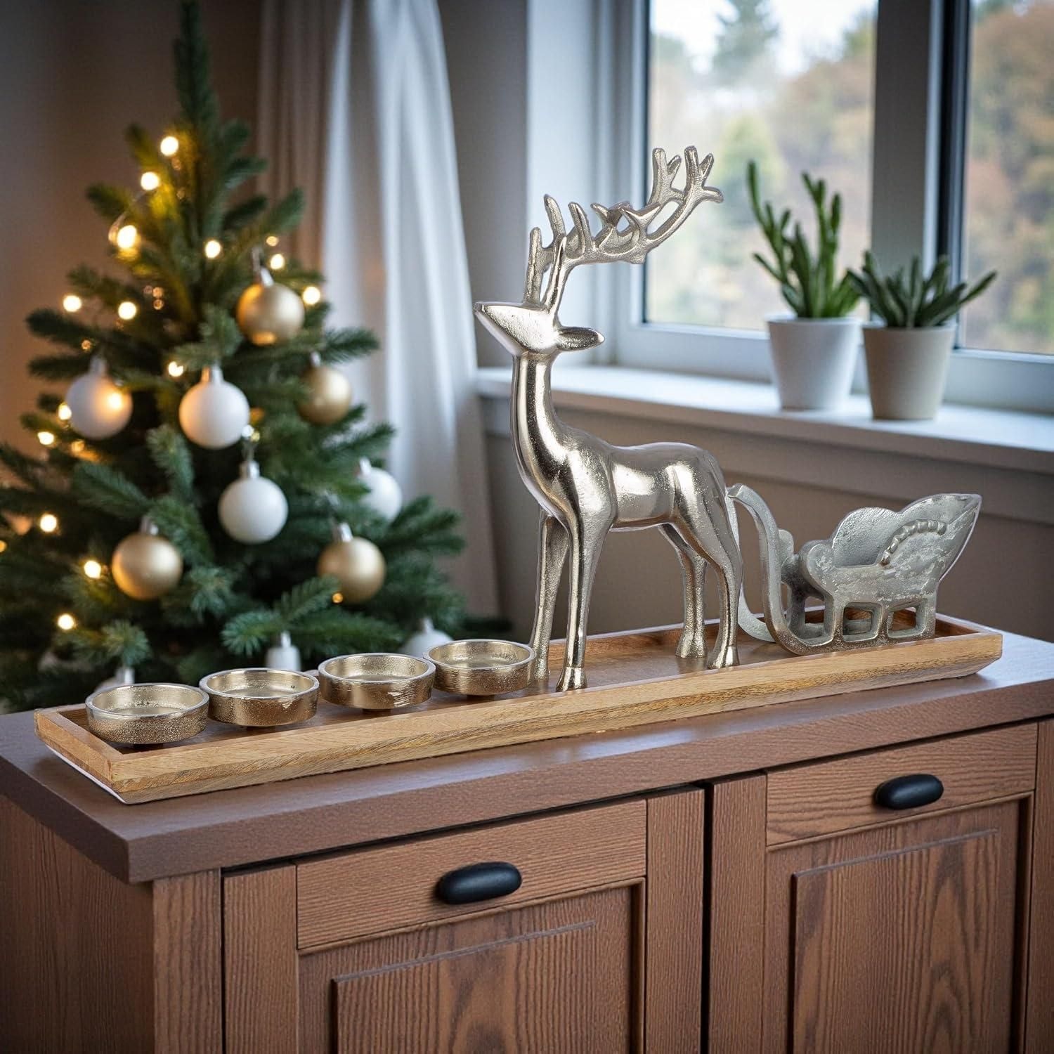 GILDE Kerzenständer »Adventsleuchter  4flm., H.37 cm«