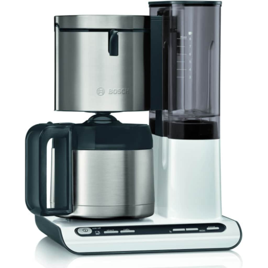 BOSCH Filterkaffeemaschine »TKA8A681 Styline«, 1,1 l Kaffeekanne, Papierfilter, 1x4