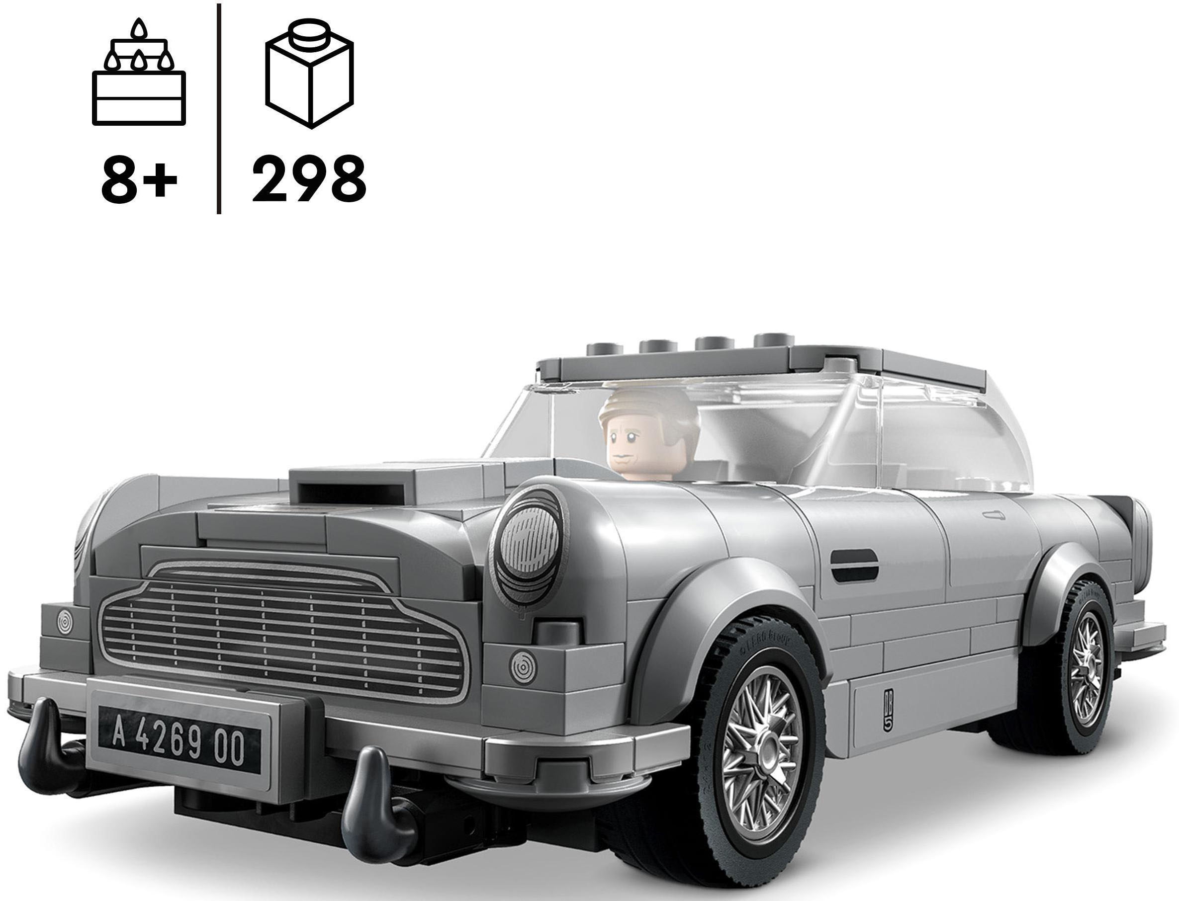 LEGO® Konstruktionsspielsteine »007 Aston Martin DB5 (76911), LEGO® Speed Champions«, (298 St.), Made in Europe