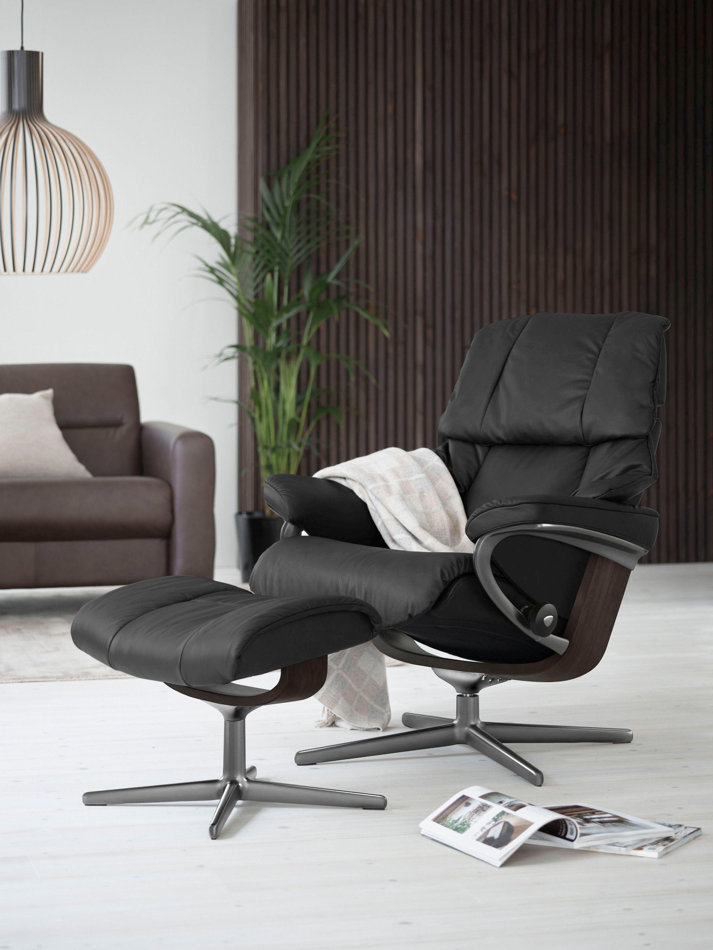 Stressless® Relaxsessel »Reno«, (Set, Relaxsessel mit Hocker), mit Hocker, günstig online kaufen