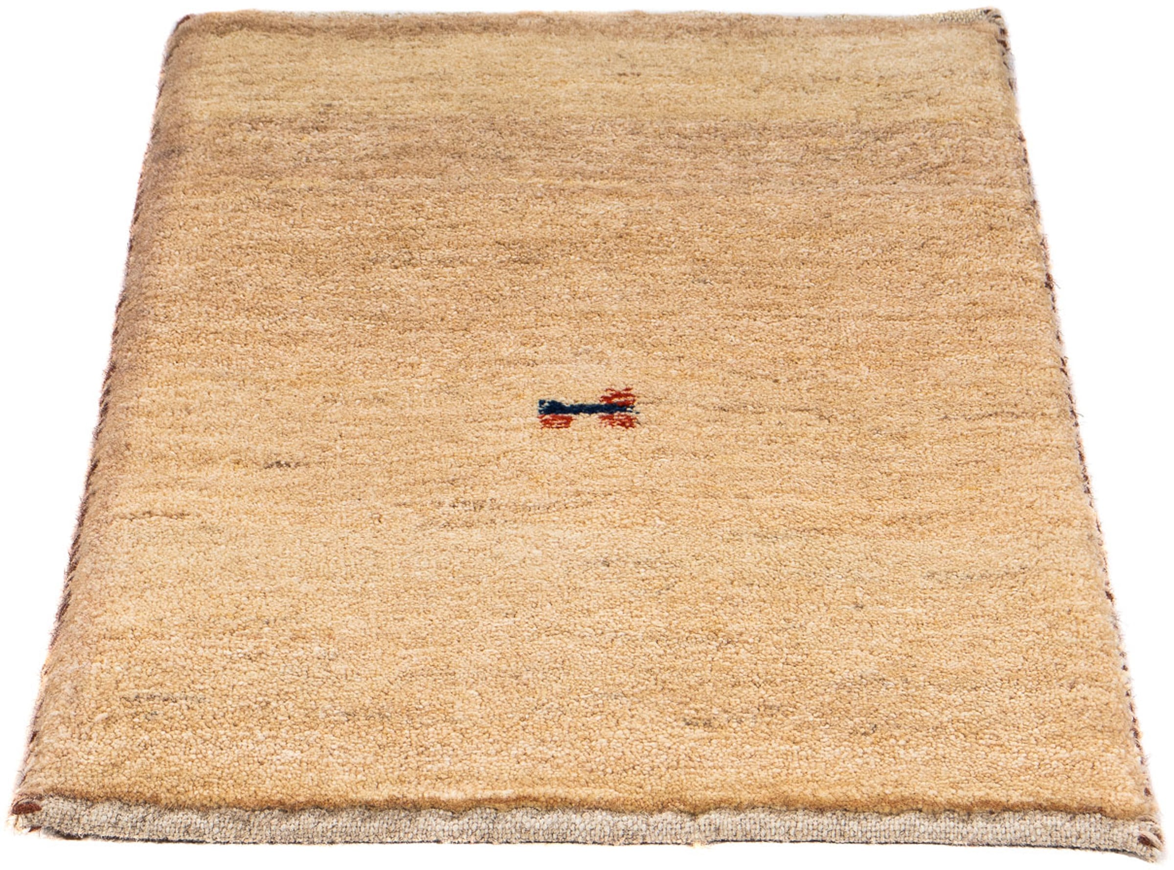 morgenland Wollteppich »Gabbeh - Loribaft Perser - 60 x 40 cm - beige«, rec günstig online kaufen