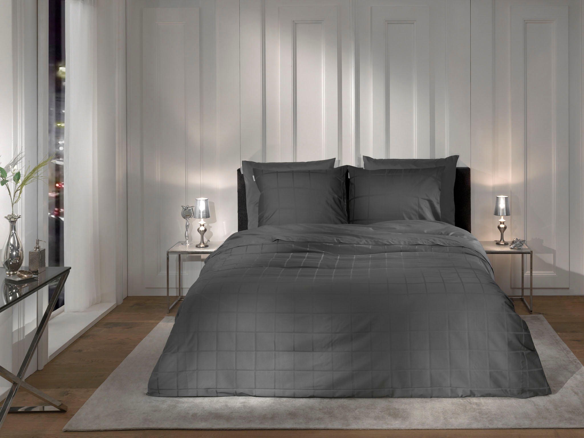 Heckett & Lane Wendebettwäsche »Diamante« 2 Stk. tlg. kariert, hochwertiges günstig online kaufen