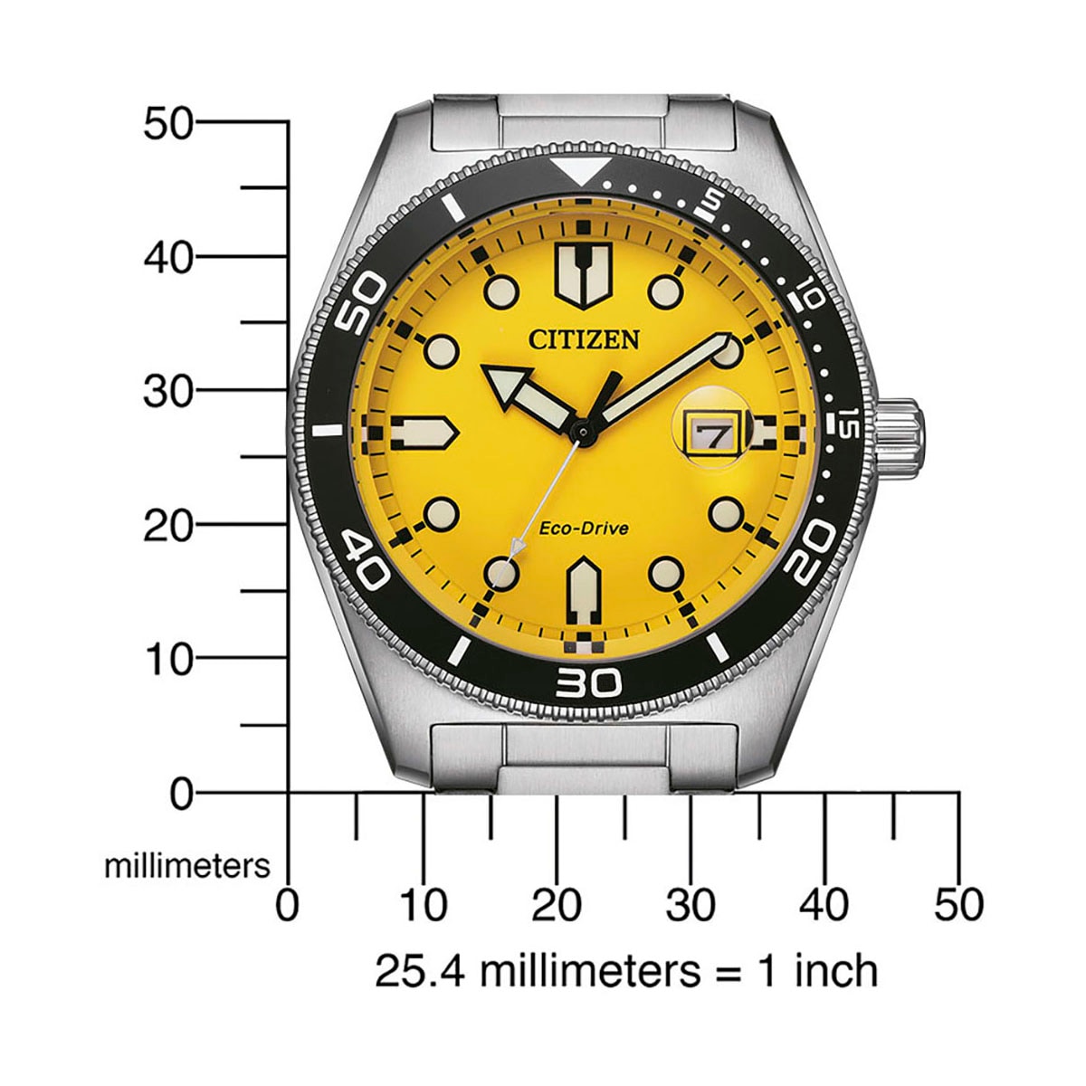 Citizen Solaruhr, Armbanduhr, Herrenuhr, Edelstahlarmband, bis 10 bar wasserdicht