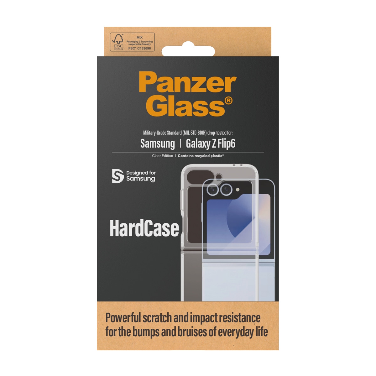 SAFE by PanzerGlass Handyhülle »Hardcase für Samsung Galaxy Z Flip 6« Backcover, Schutzhülle, Handyschutzhülle, Case, Schutzcase, stoßfest