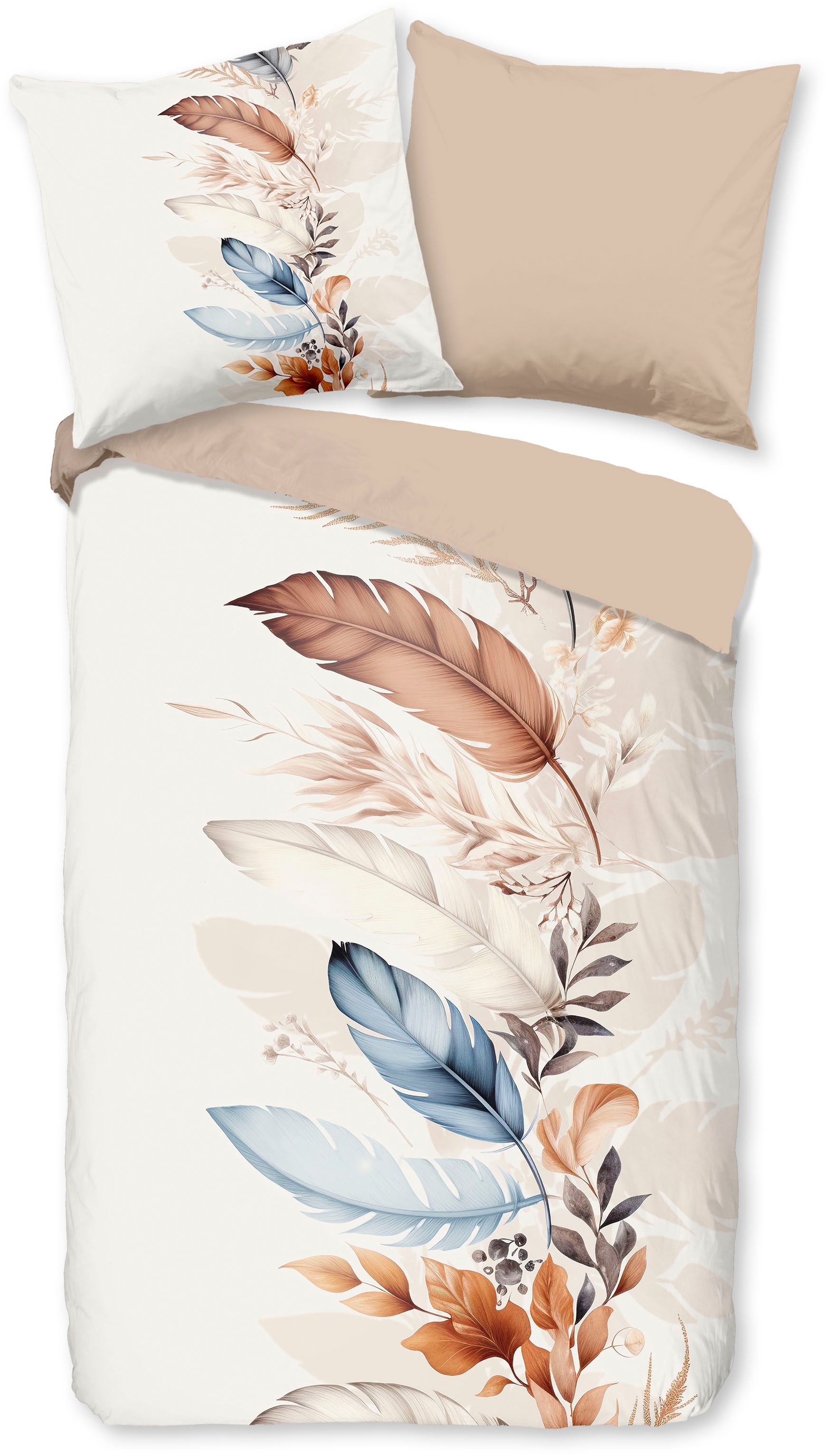 good morning Wendebettwäsche »Mirra«, 100% Baumwolle, Renforcé, Reißverschl günstig online kaufen