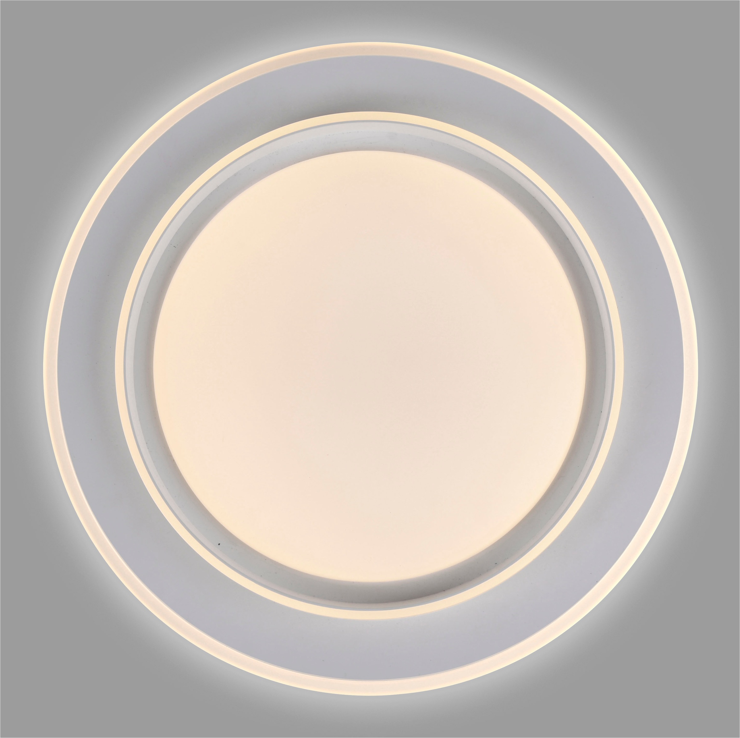 JUST LIGHT LED Deckenleuchte »LAGO« LED-Board 1 Stk. warmweiß - kaltweiß CCT-Farbtemperatursteuerung, Infrarot-FB, Stufenlos dimmbar, Memory