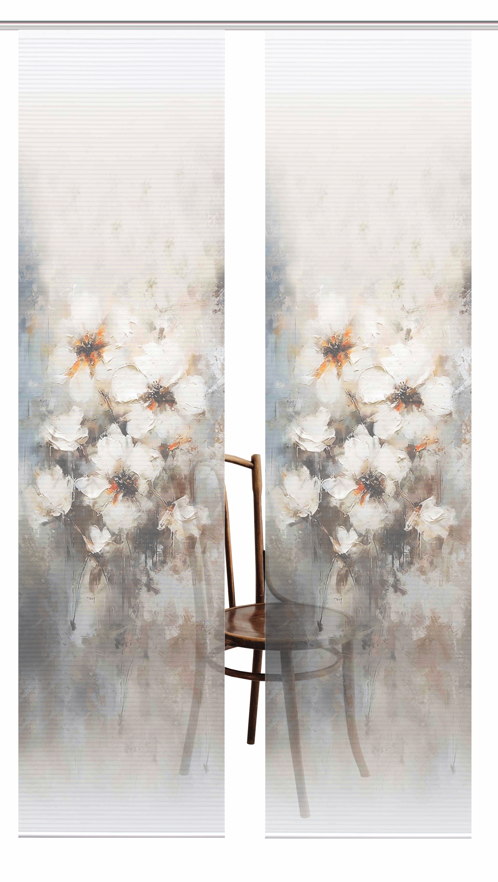 HOME in green Schiebegardine »ARISTEA« Paneelwagen 2 Stk. tlg. Bambusoptik, günstig online kaufen