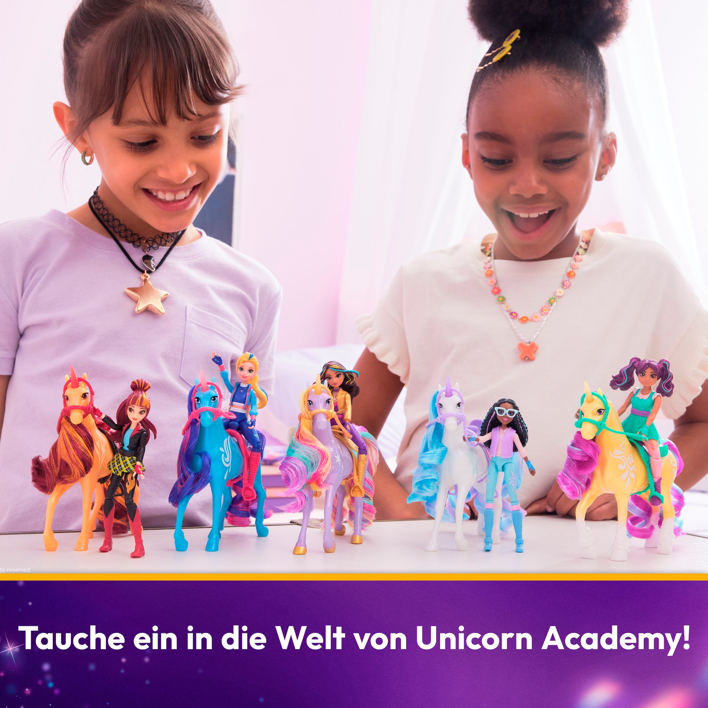 Spin Master Anziehpuppe »Unicorn Academy Valentina und Einhorn Cinder Set«