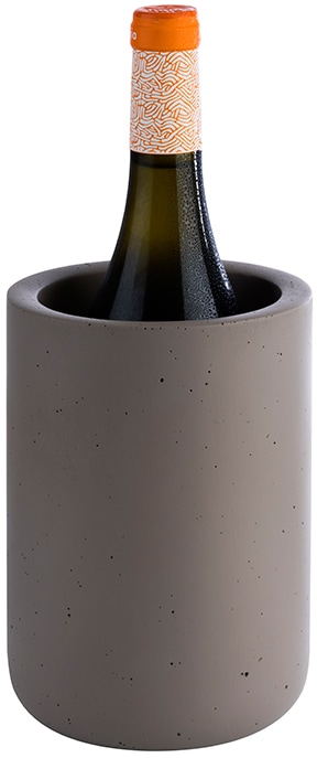 Buddy's Wein- und Sektkühler »Buddy´s Bar«, (1 tlg.), „Concrete“, 12x19 cm, Innen-Ø 10 cm, geeignet für 0,7-1,5 l Flaschen