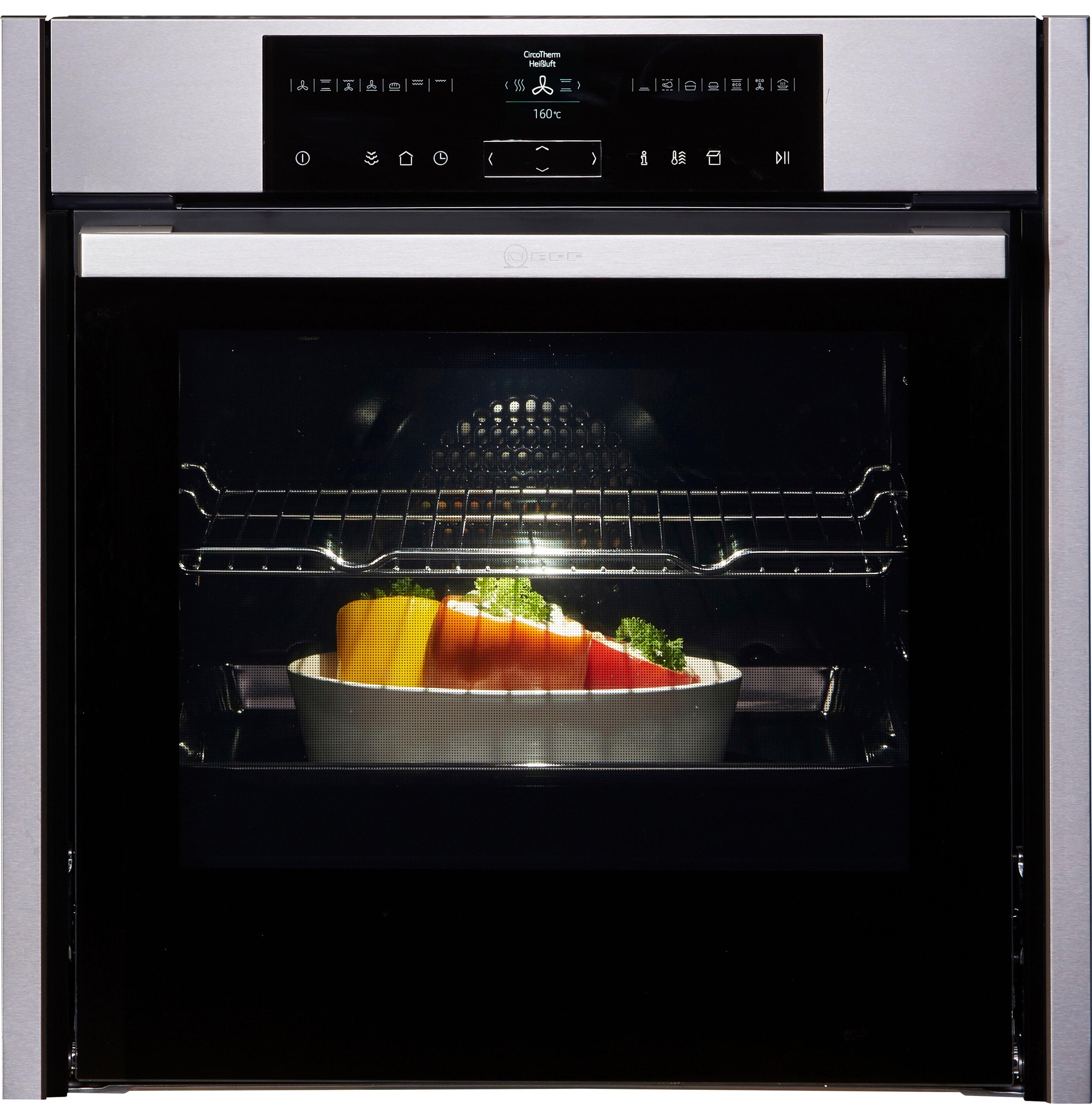 4. Bild von NEFF Dampfbackofen »B55VR22N0«, N 70, B55VR22N0, mit Teleskopauszug nachrüstbar, Pyrolyse-Selbstreinigung, mit Slide&Hide®