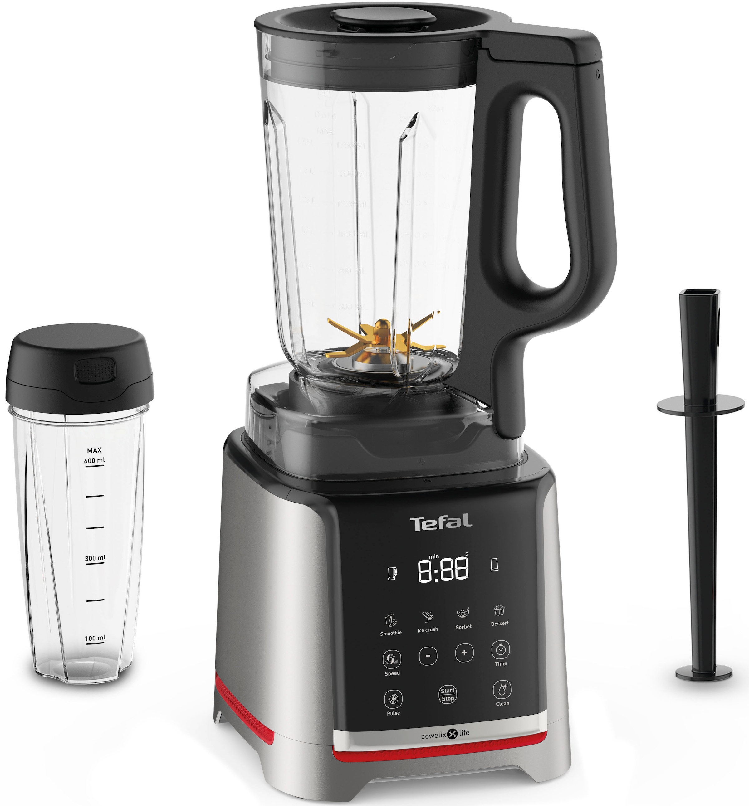 Tefal Standmixer »BL91HD Infiny Mix+ Highspeed«, 1600 W, 5 automatische Pro günstig online kaufen