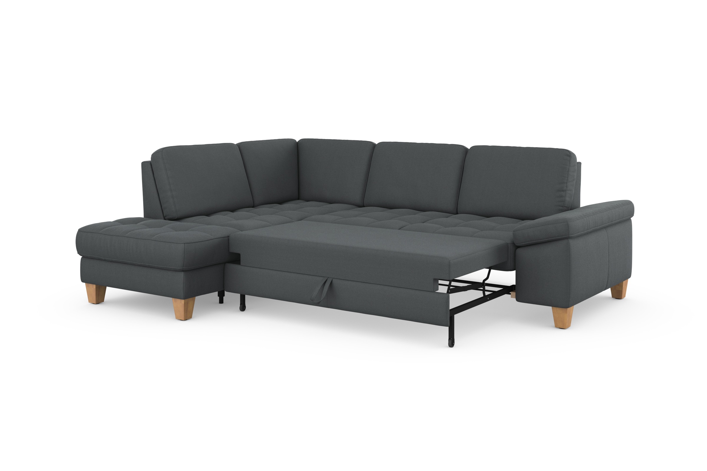 sit&more Ecksofa »Westham L-Form«, mit Ottomane, mit oder ohne Bettfunktion, Bettkasten, Verstellung
