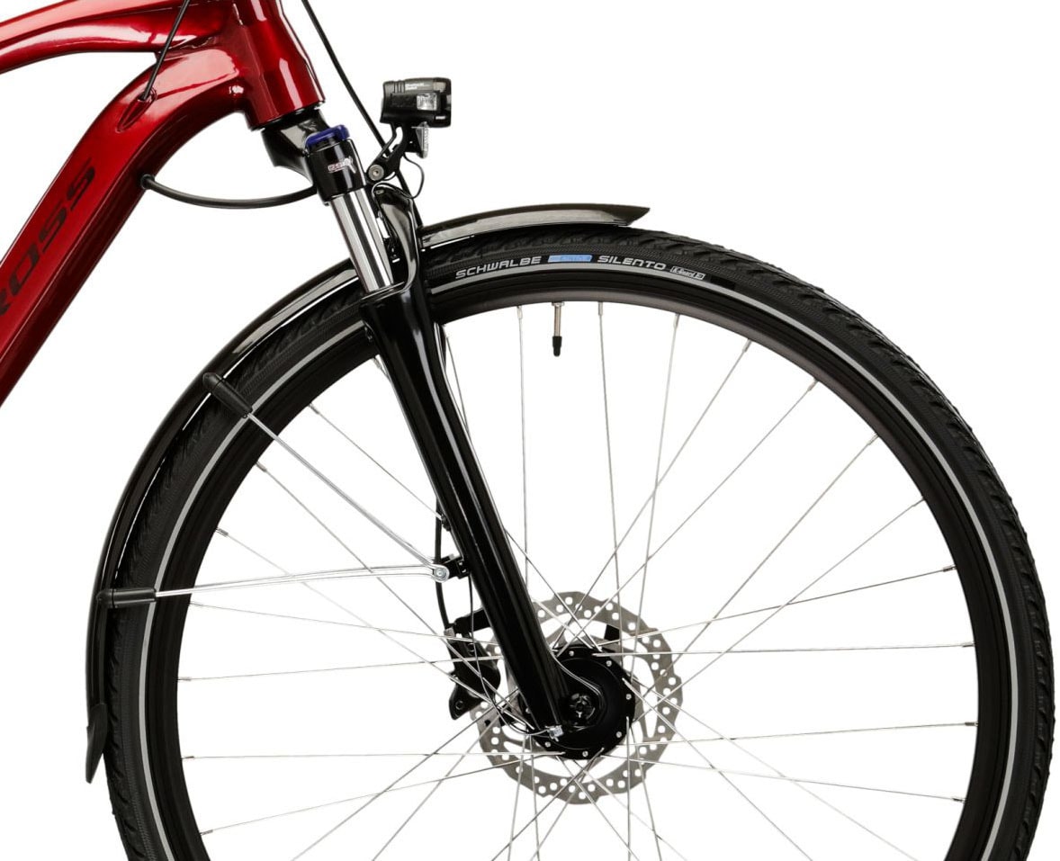 Kross Trekkingrad »Herren-Trekkingrad 28" Trans 9.0 Rot 30 Gänge« 30 Gang Shimano DEORE T6000 Schaltwerk Kettenschaltung