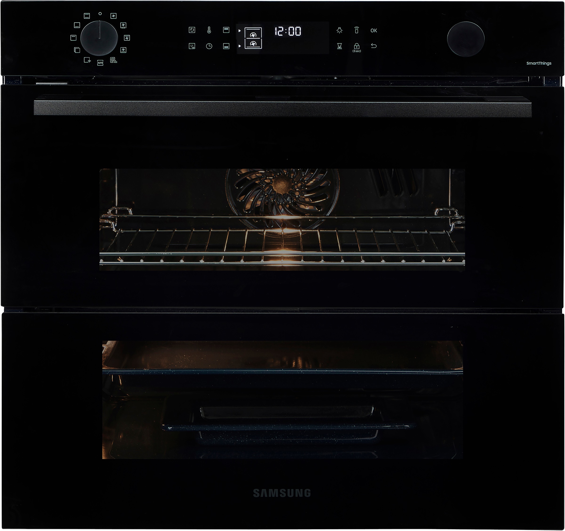 Samsung Einbaubackofen Serie 4 »NV7B45502AK/U1«, Pyrolyse-Selbstreinigung, Dual Cook Flex