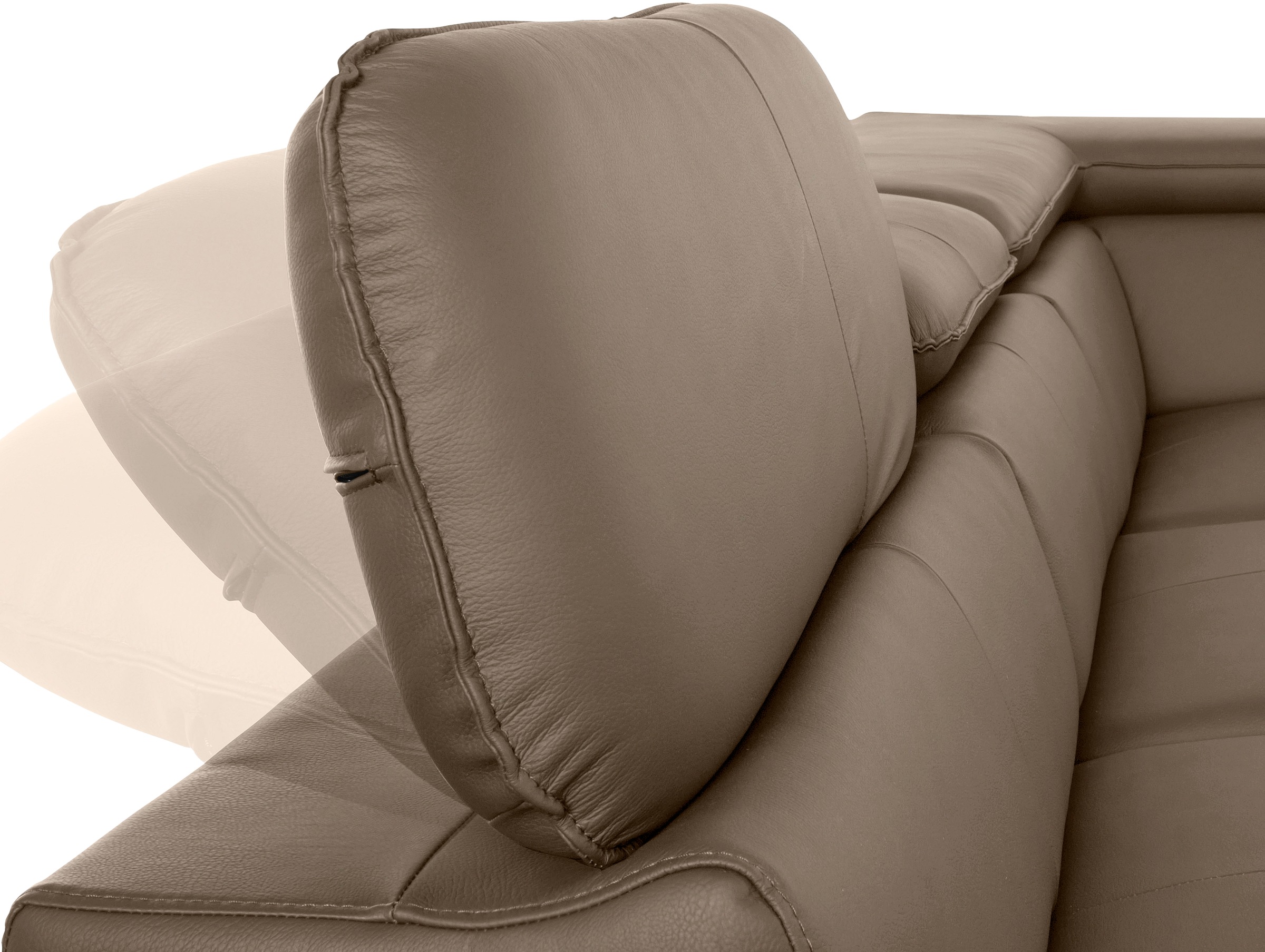 COTTA Ecksofa »Driver L-Form«, mit Kopfteilverstellung, wahlweise mit Bettfunktion & Bettkasten