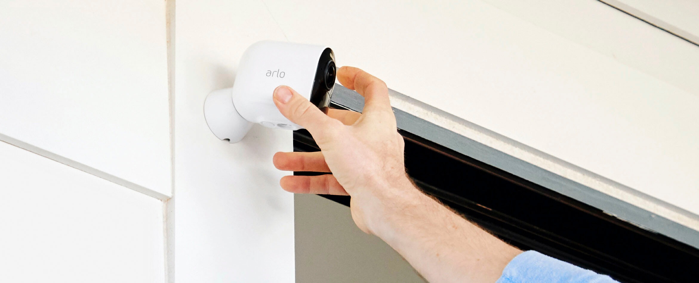 ARLO Überwachungskamera »Ultra 2 Spotlight Kabelloses 4K-UHD-Überwachungssystem mit 3 Kamera«, Außenbereich, (3 tlg.)