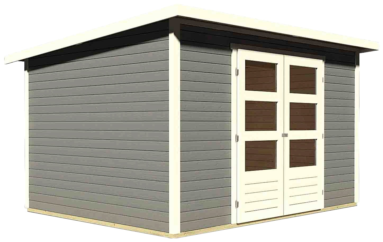 Karibu Gartenhaus »Stockach 5«, (Set), naturbelassen oder terragrau