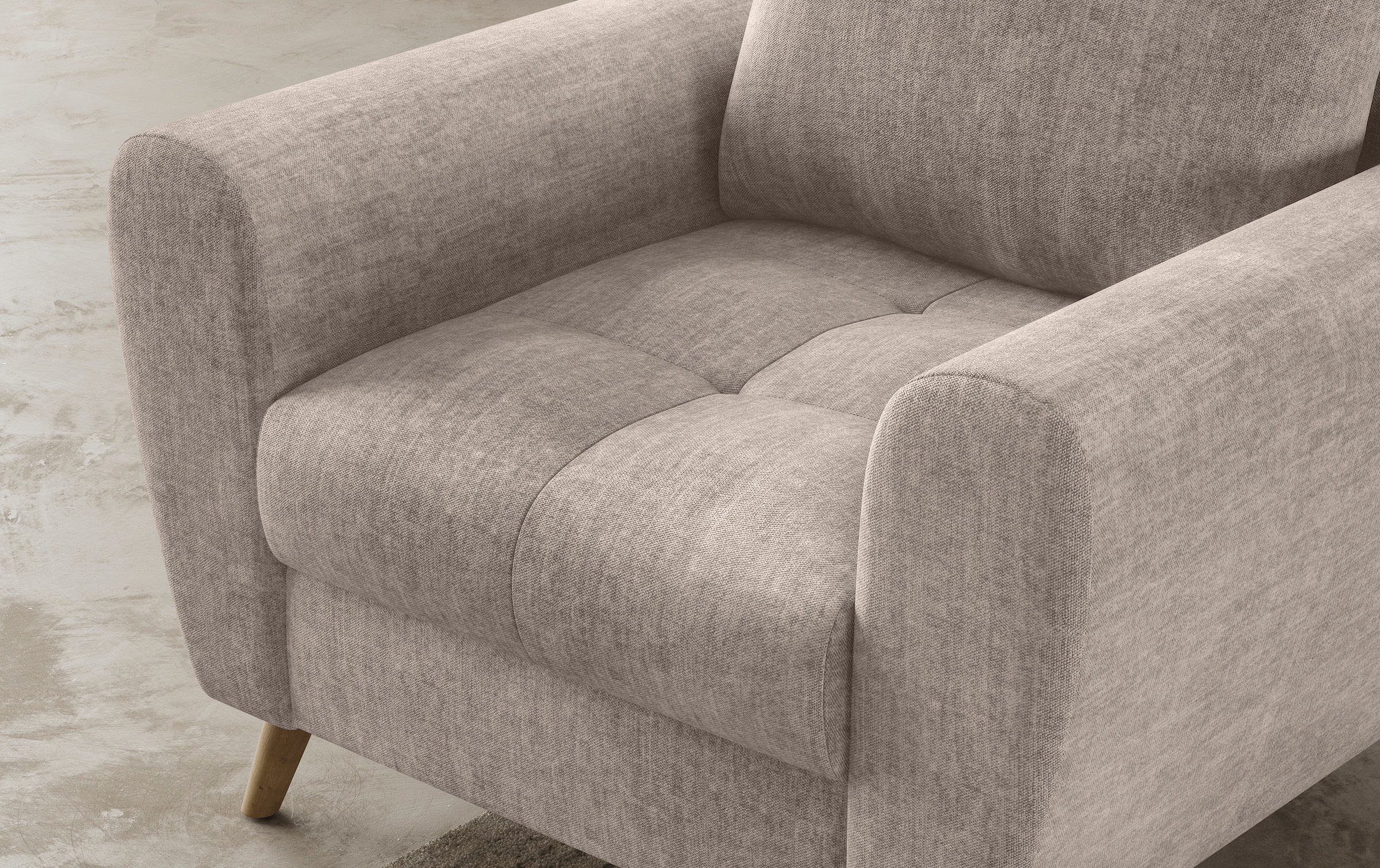 Mr. Couch Sessel »Blackburn II«, Passend zu der Garnitur, mit Kaltschaumpolsterung bis 140 kg belastbar