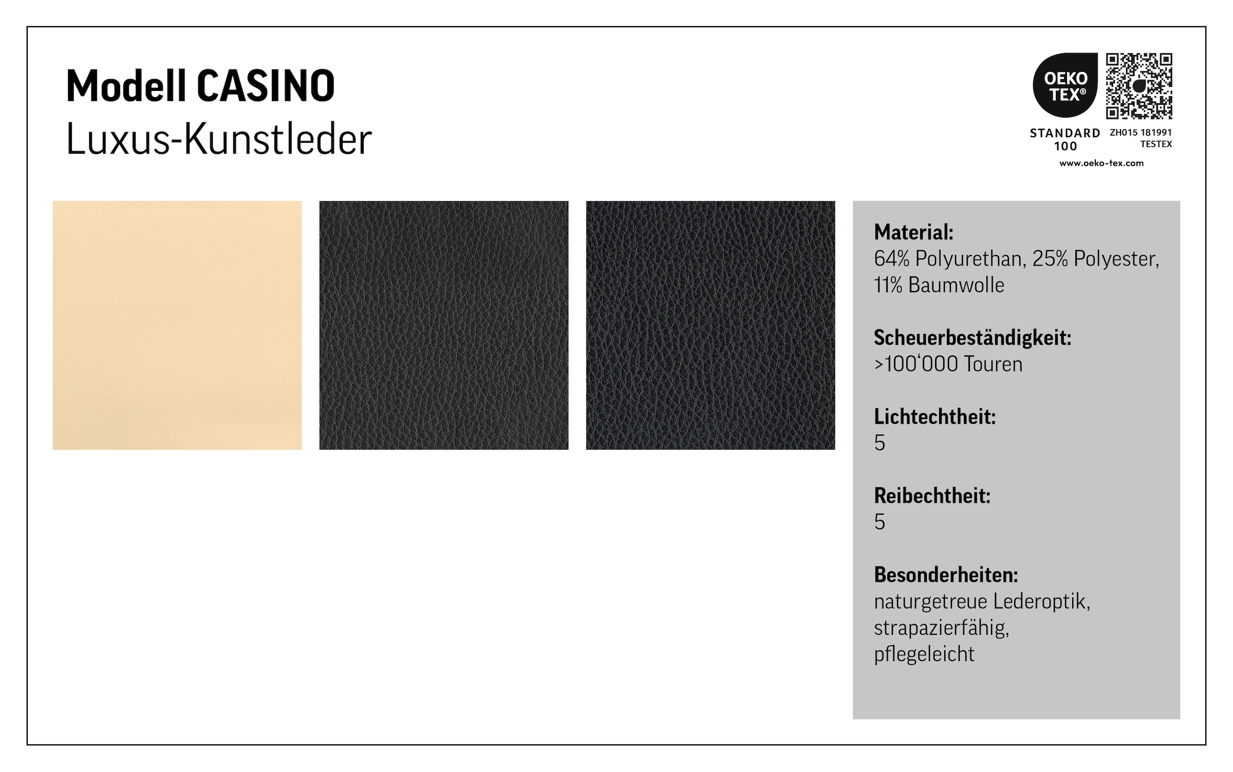 COTTA 2,5-Sitzer »Casino«, Polstergarnitur, auch als Set erhältlich