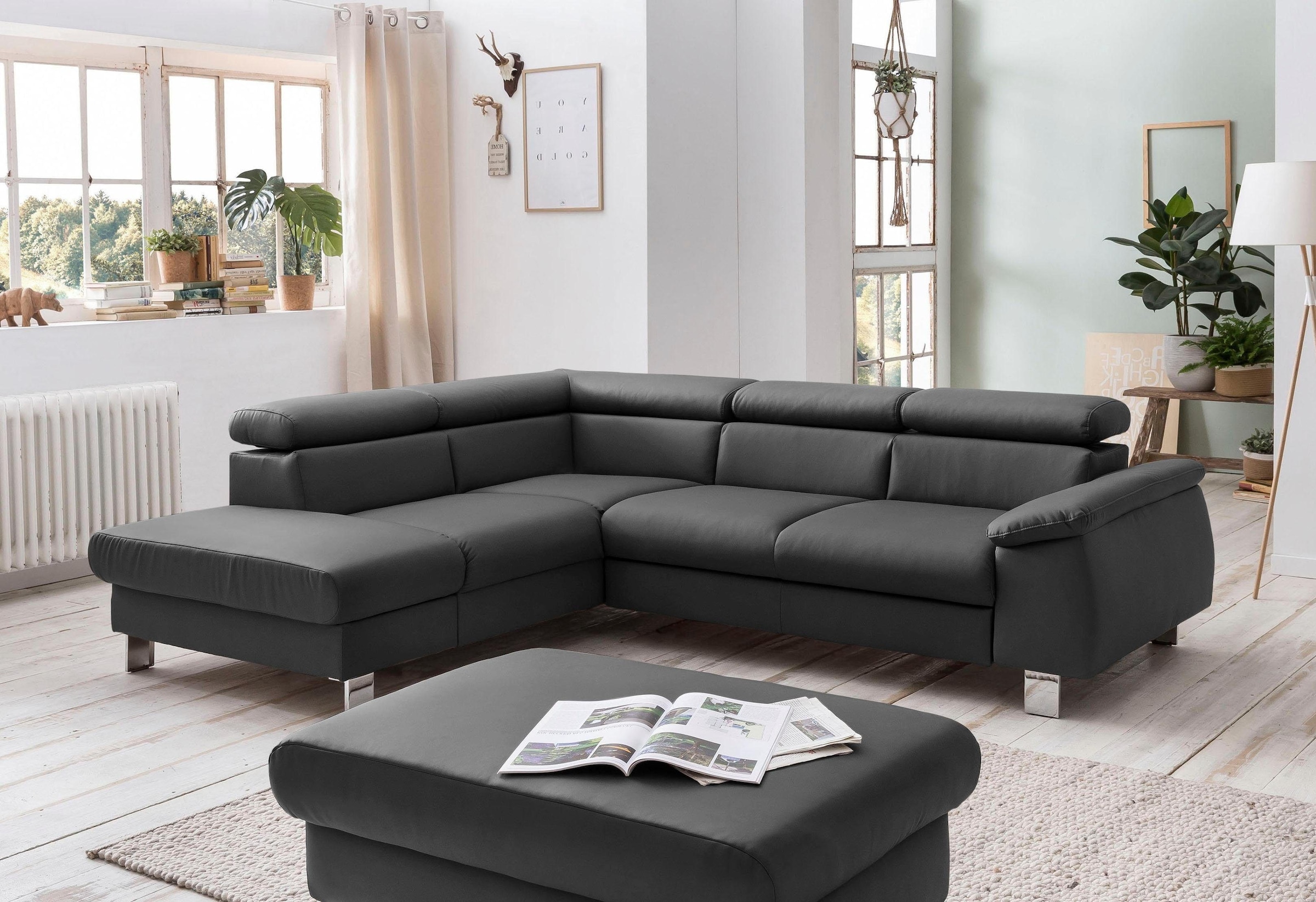 COTTA Polstergarnitur »Komaris L-Form«, (Set), Set bestehend aus: Ecksofa m günstig online kaufen
