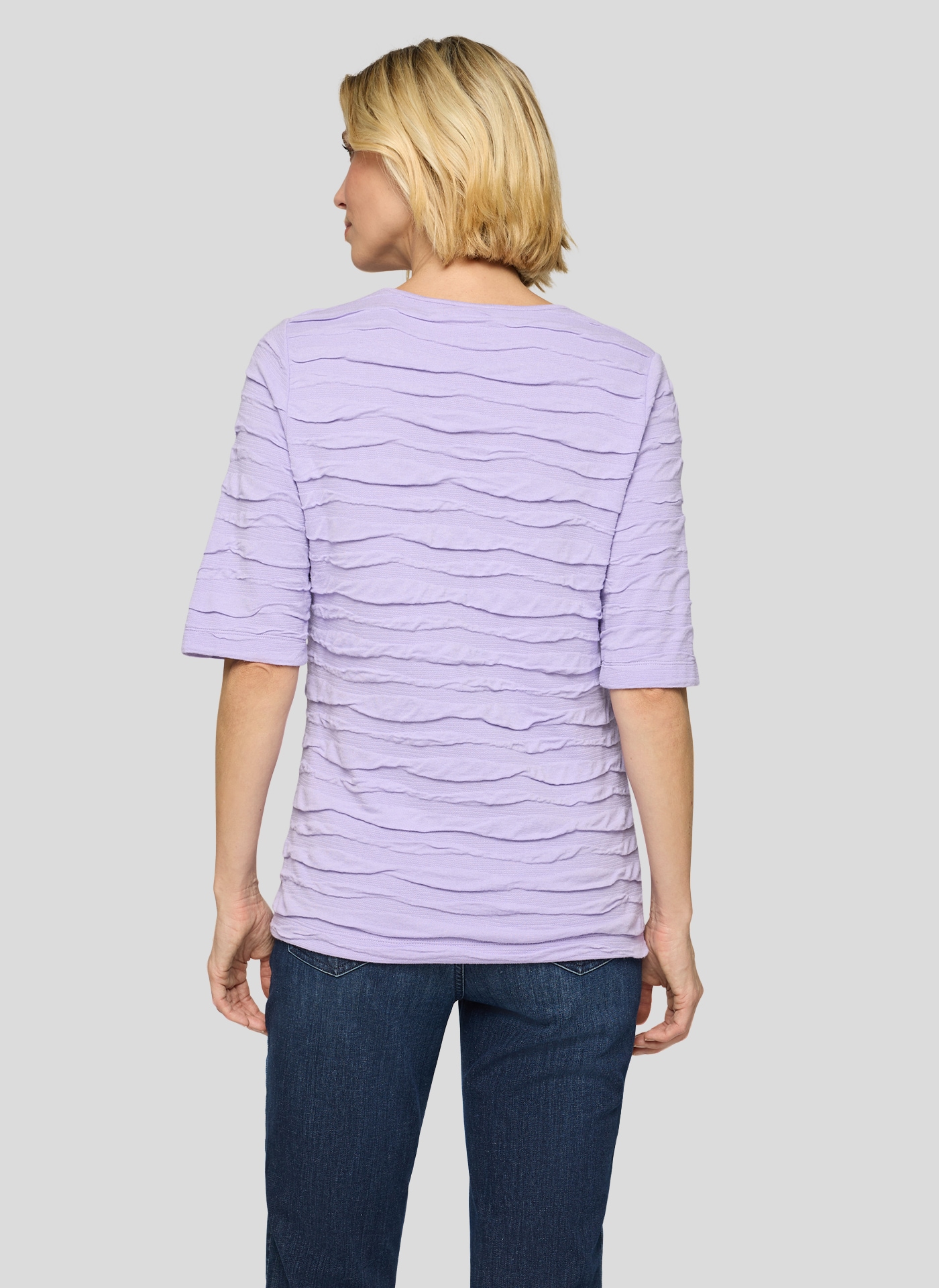 Rabe T-Shirt Shirt, 1/2-Arm, Struktur